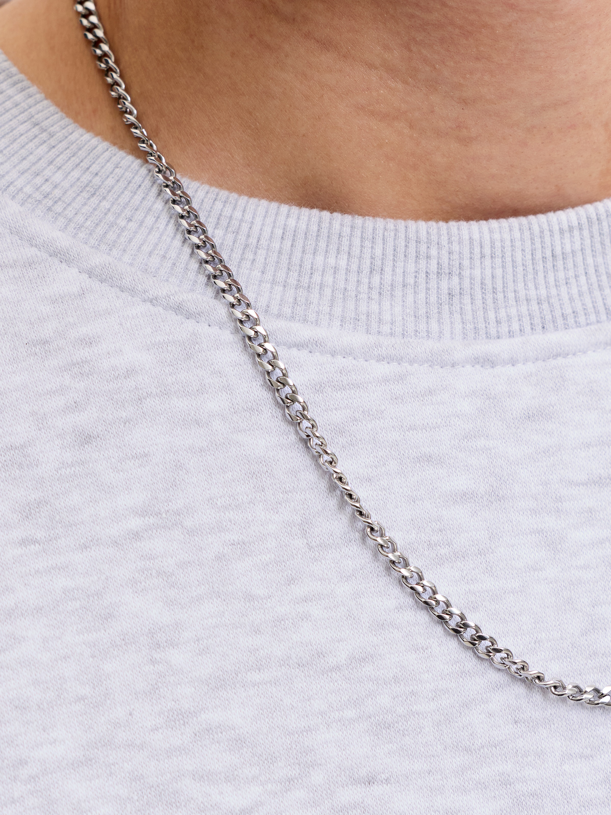 Jack & Jones Sweatshirt »JJAERO SWEAT CREW NECK«, Materialmix, regular fit

