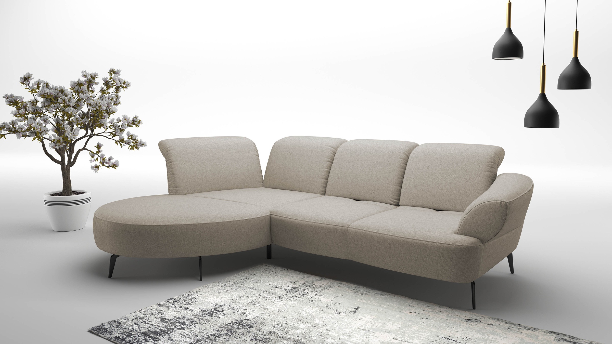 sit&more Ecksofa »Dance, L-Form, inkl. Sitztiefenverstellung« inkl. Click&S günstig online kaufen