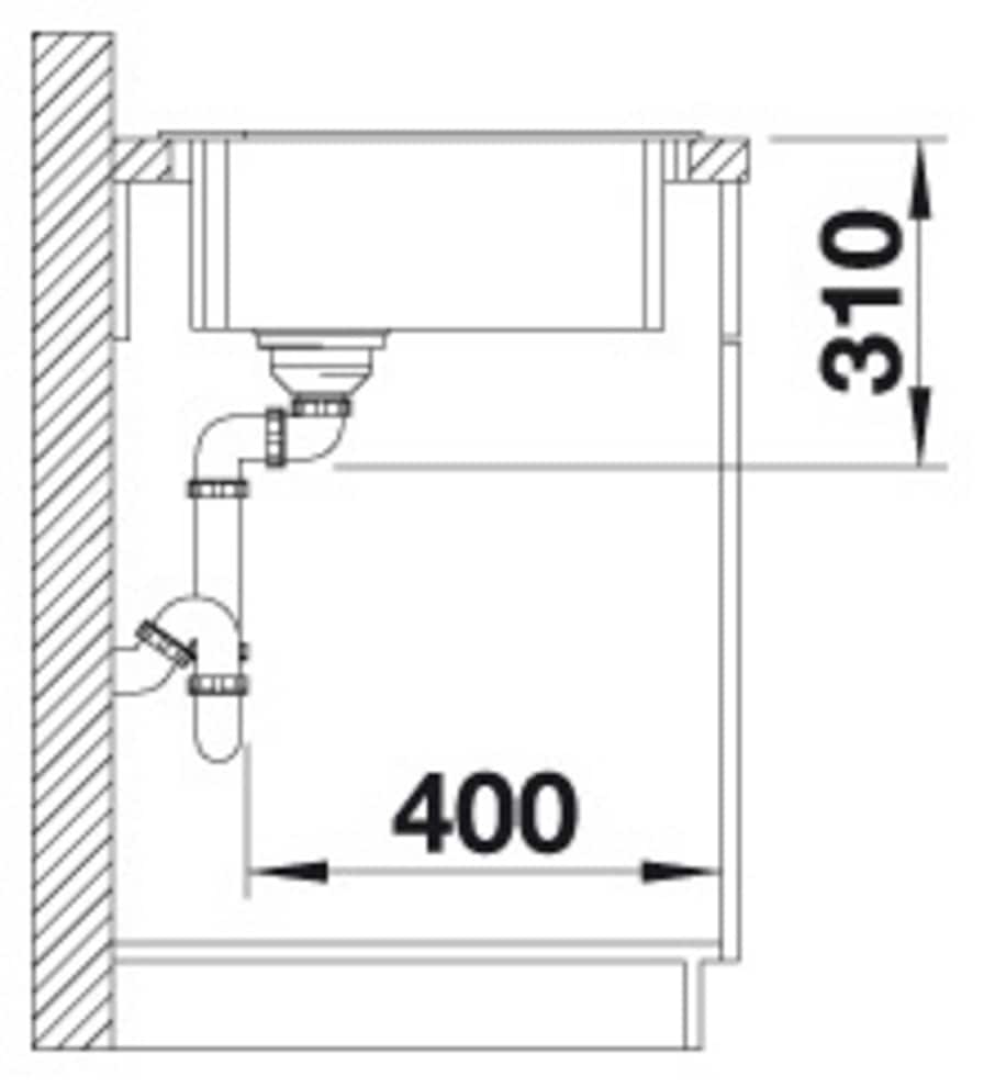 Blanco Granitspüle »ZIA 9 E« 1 Stk. tlg. erhältlich in mehreren Farben