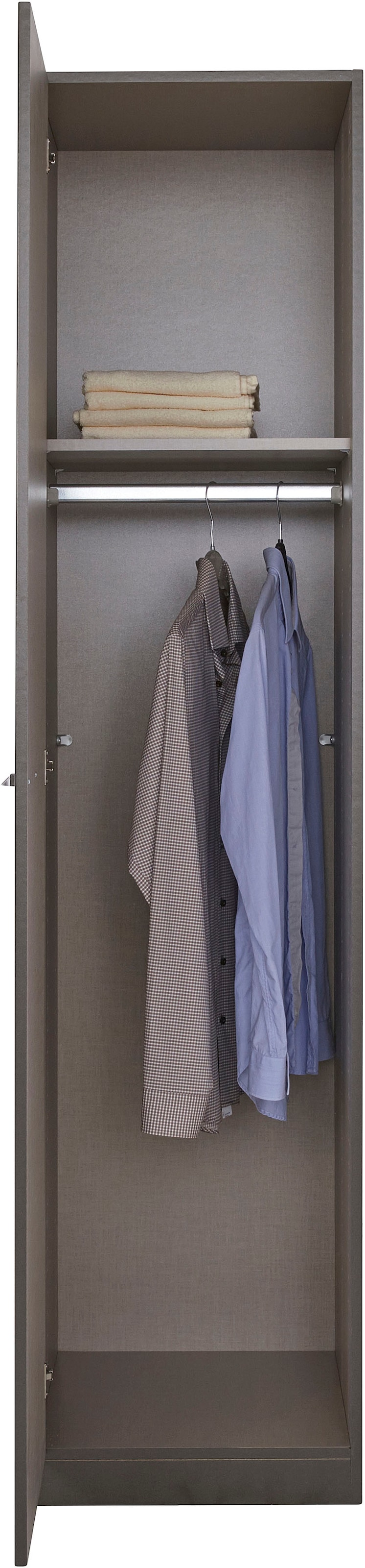 INOSIGN BY RAUCH Drehtürenschrank »Kleiderschrank Schrank Garderobe Wäscheschrank VANDOR«, in drei Breiten, Höhe 197 cm, Griffe in Graumetallic MADE IN GERMANY