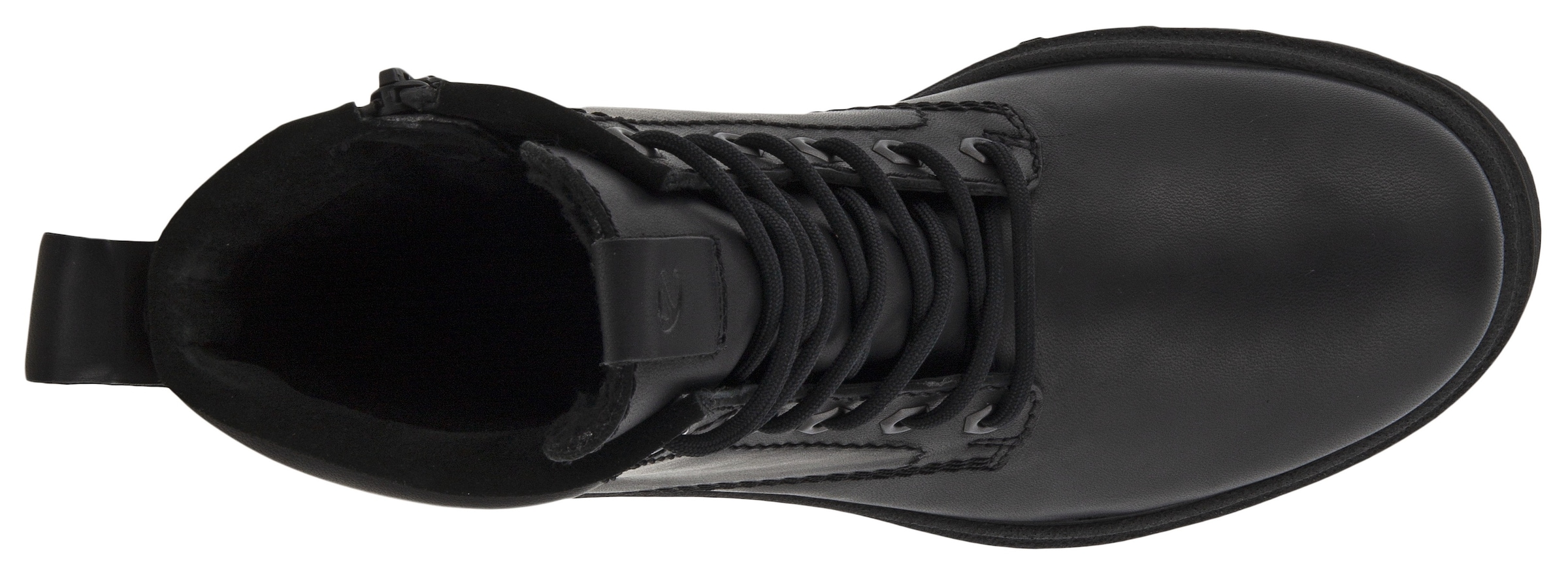 Ecco Schnürboots »GRAINER W«, Stiefelette, Winterboots, Blockabsatz, mit Schurwollfutter