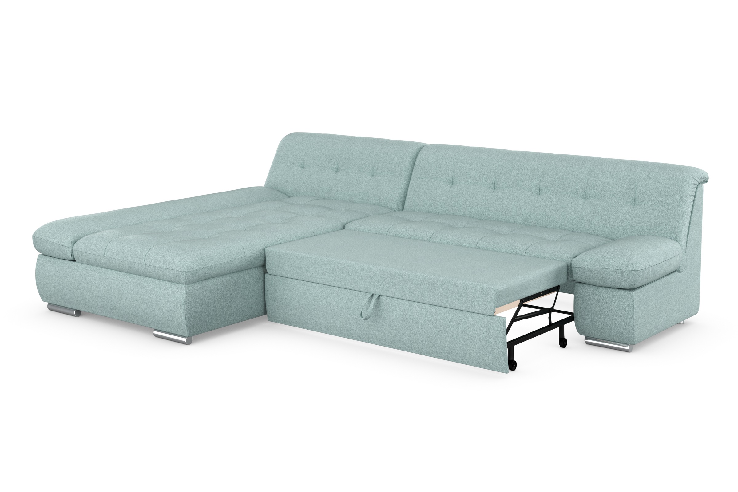 DOMO collection Ecksofa »Mona L-Form«, wahlweise mit Bettfunktion