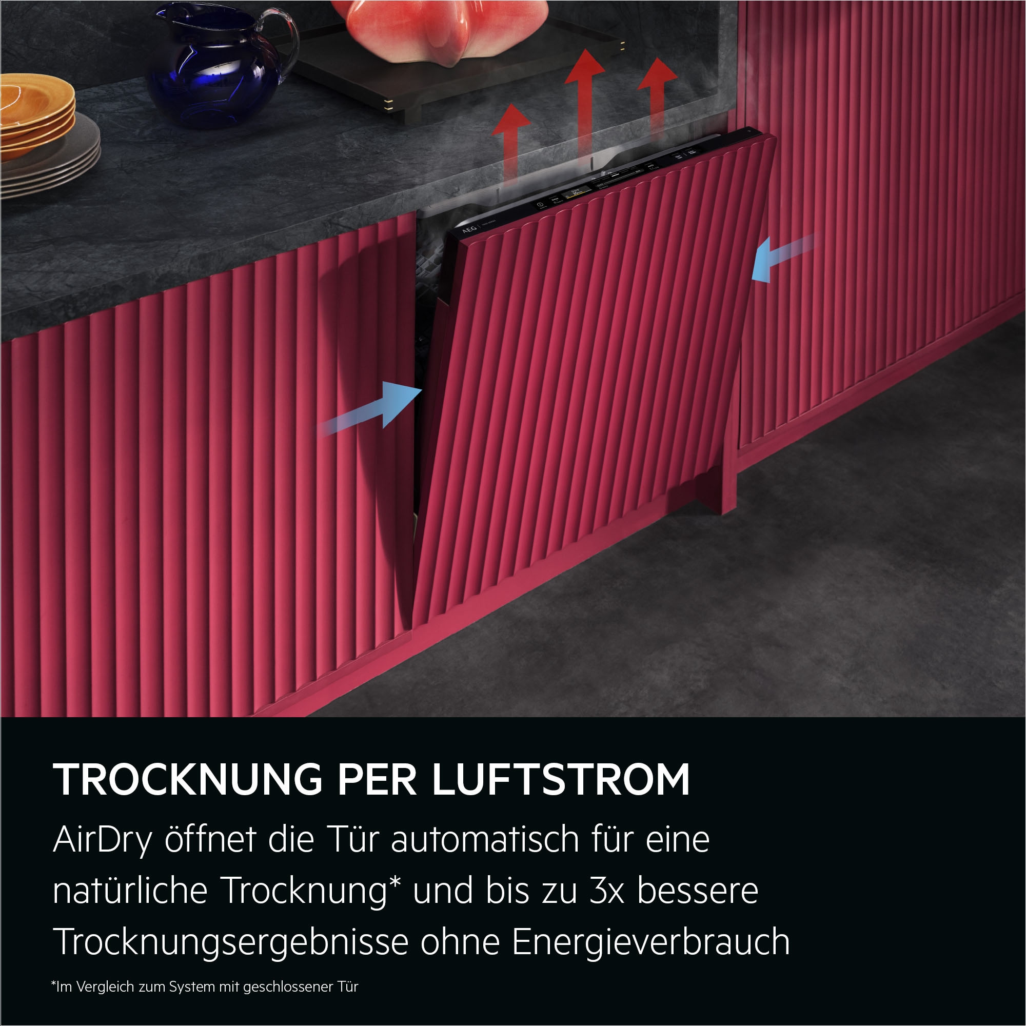AEG vollintegrierbarer Geschirrspüler »GI9200X2TC« 8,4 l 14 tlg. Maßgedecke Leise Spülmaschine 38 dB kraftvoll gegen Eingebranntes EEK A-10 %