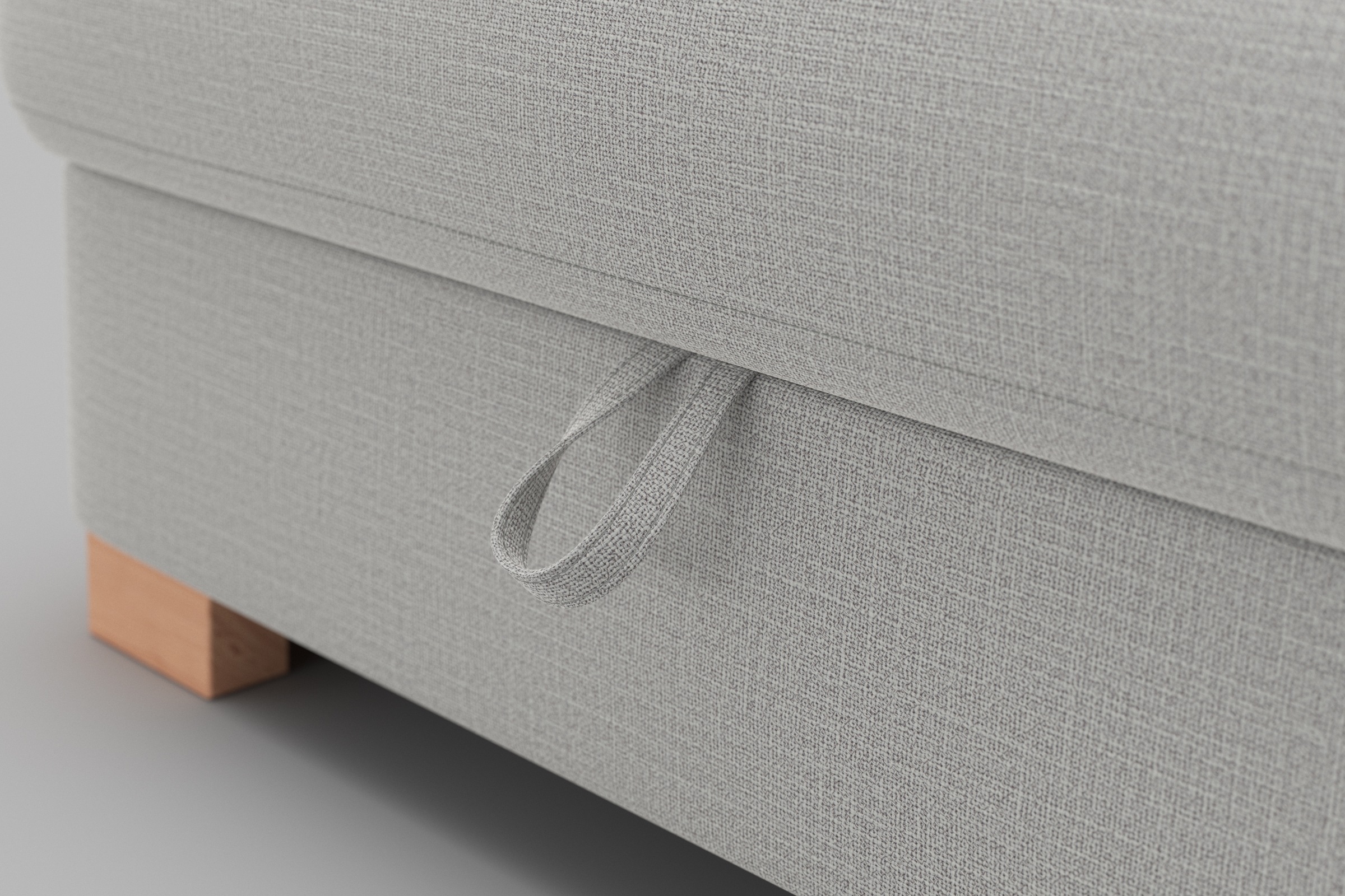sit&more Ecksofa »Quincy L-Form«, wahlweise mit Bettfunktion und Bettkasten