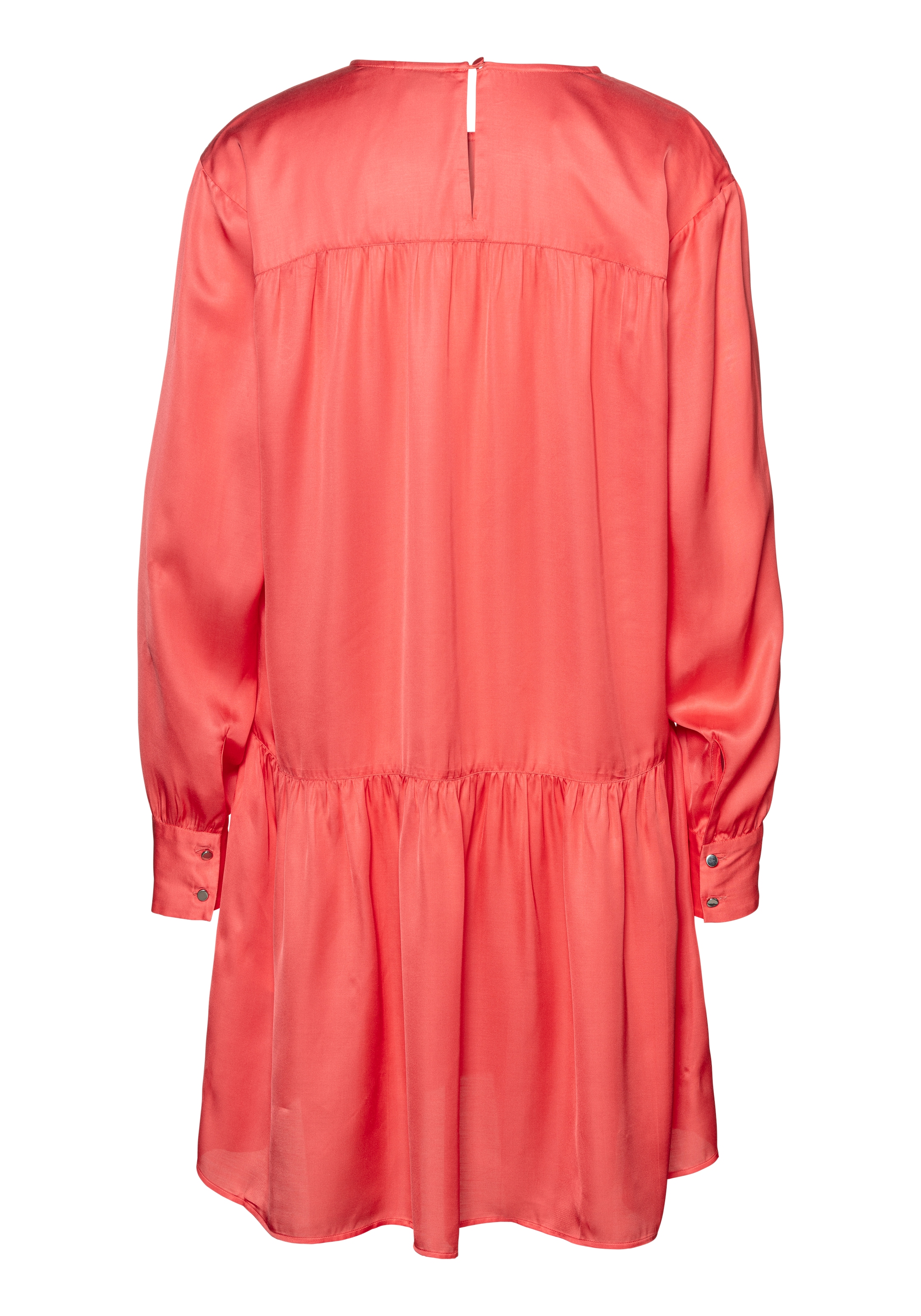 BOSS ORANGE Blusenkleid »Diveno Premium Damenmode«, mit gerafften Details