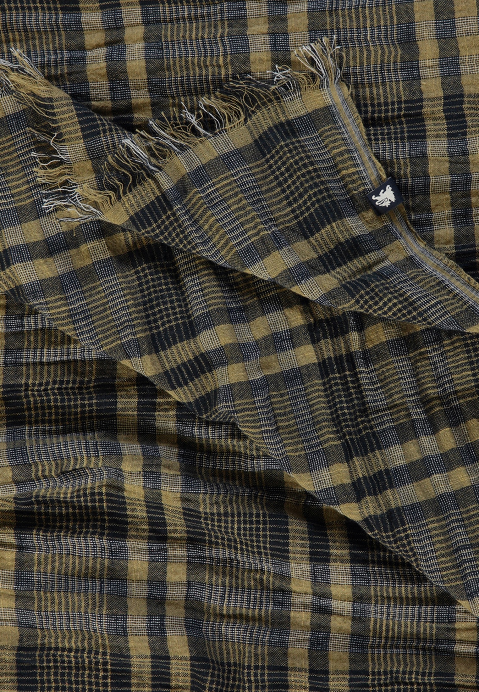 LERROS Schal »Crinkle-Karo Schal«