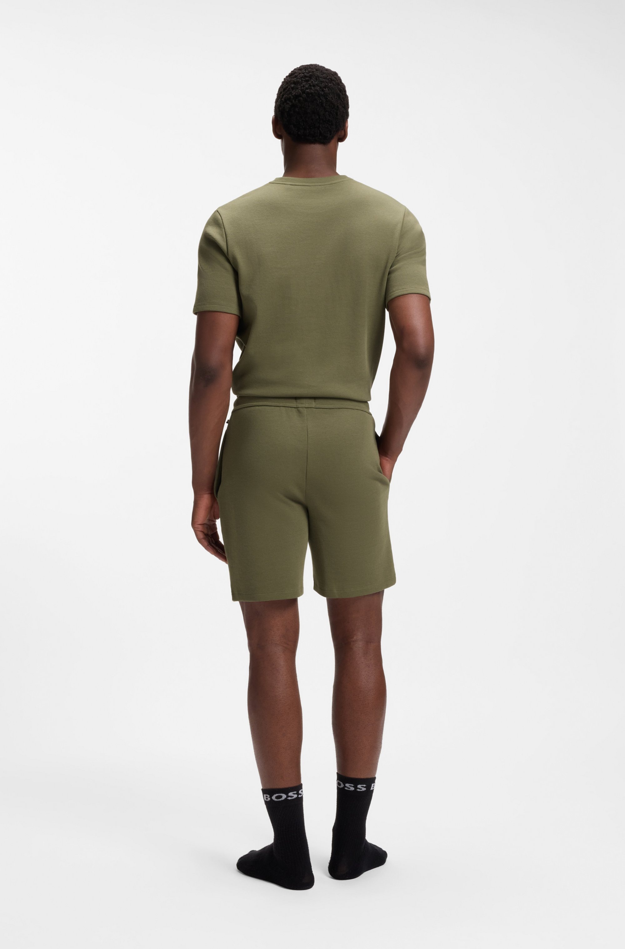BOSS Pyjamashorts »Waffle Shorts«