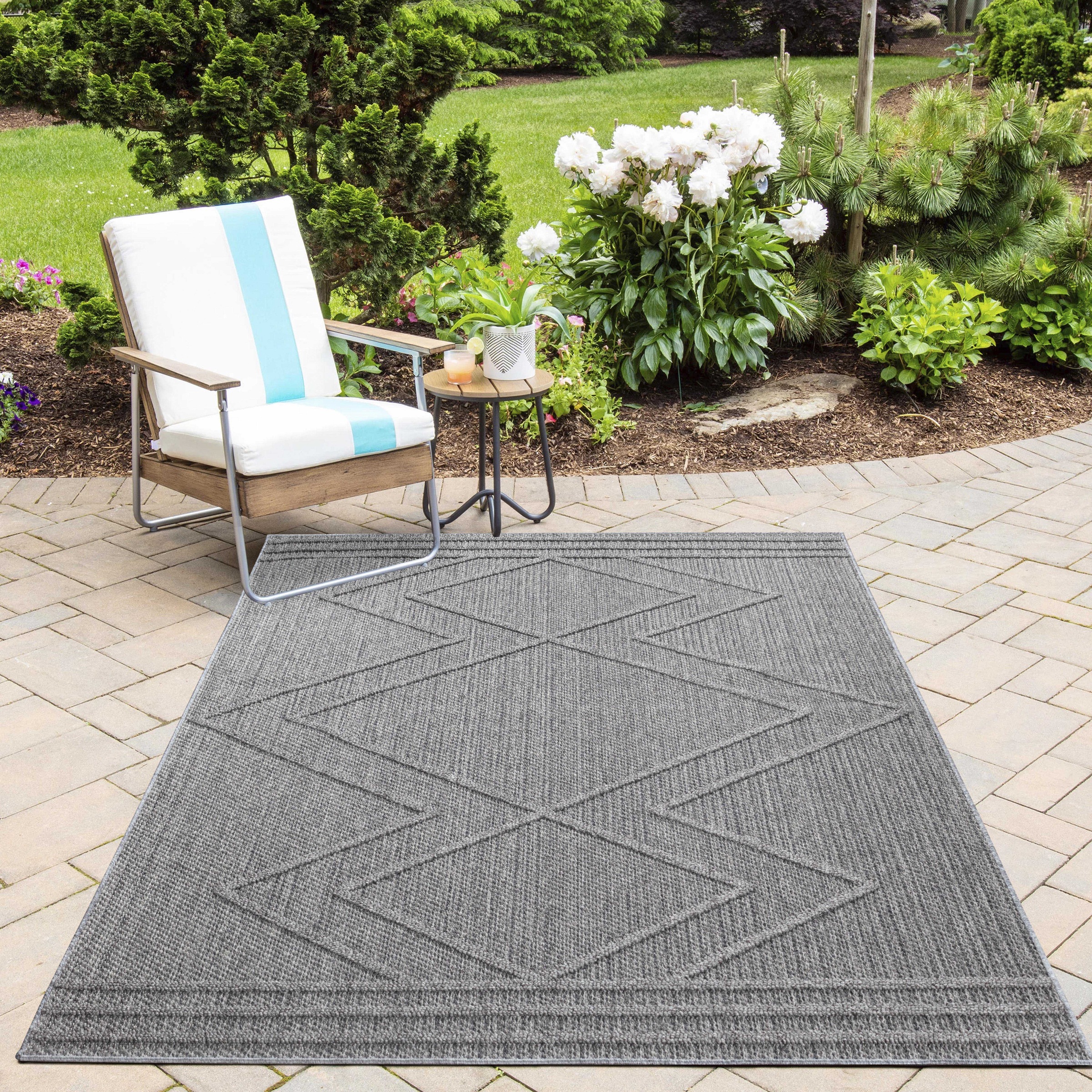 Ayyildiz Teppiche Outdoorteppich »PATARA 4954«, rechteckig, 8 mm Höhe, Läuf günstig online kaufen