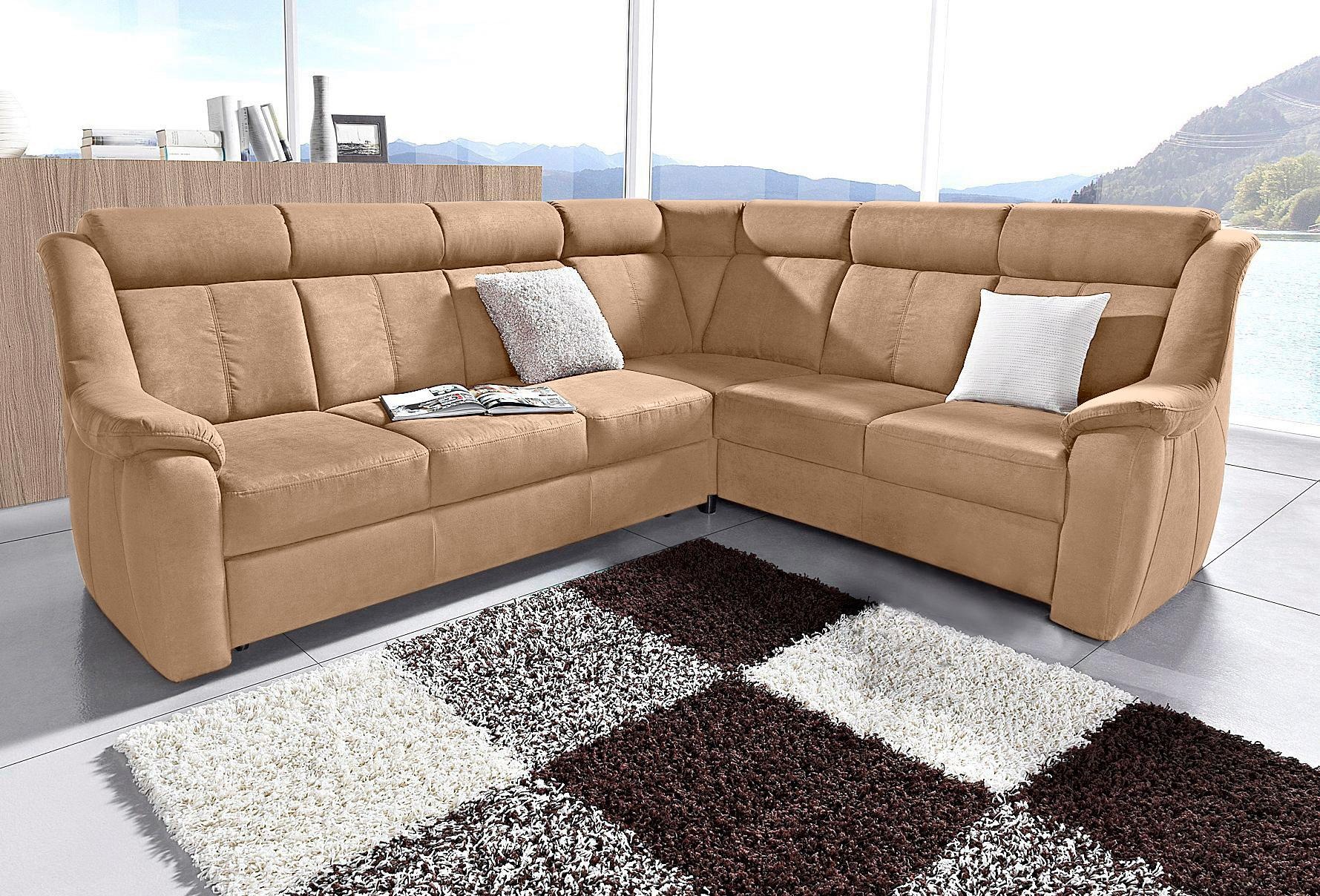 sit&more Ecksofa »Basel L-Form«, wahlweise mit Relaxfunktion günstig online kaufen