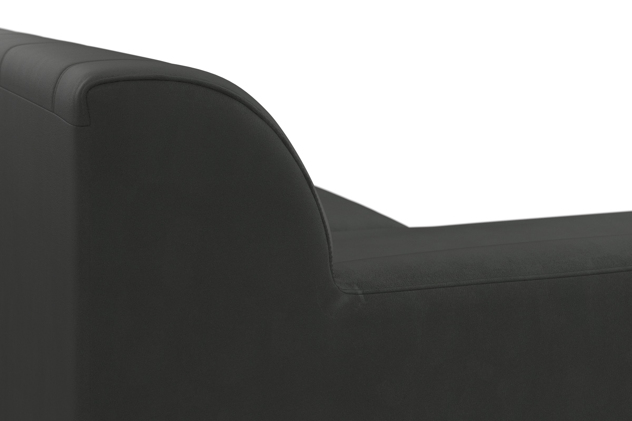 DOMO collection Ecksofa »Topper, elegant und zeitlos, kompaktes Stellmaß 245/155cm, L-Form«, mit Recamiere, wahlweise mit Schlaffunktion