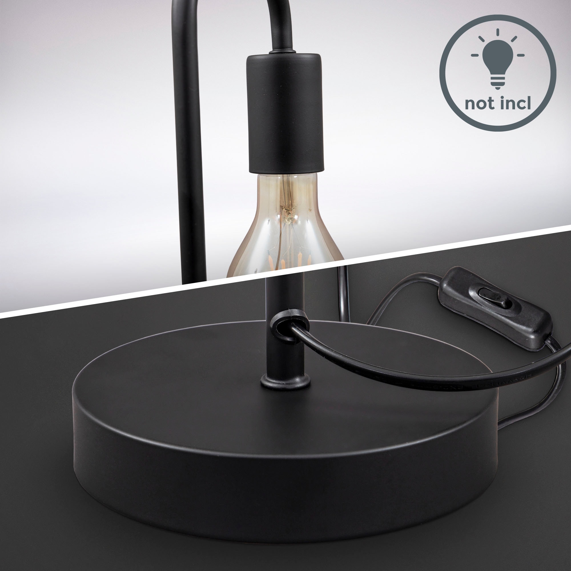 B.K.Licht Stehlampe und Tischleuchte im Set