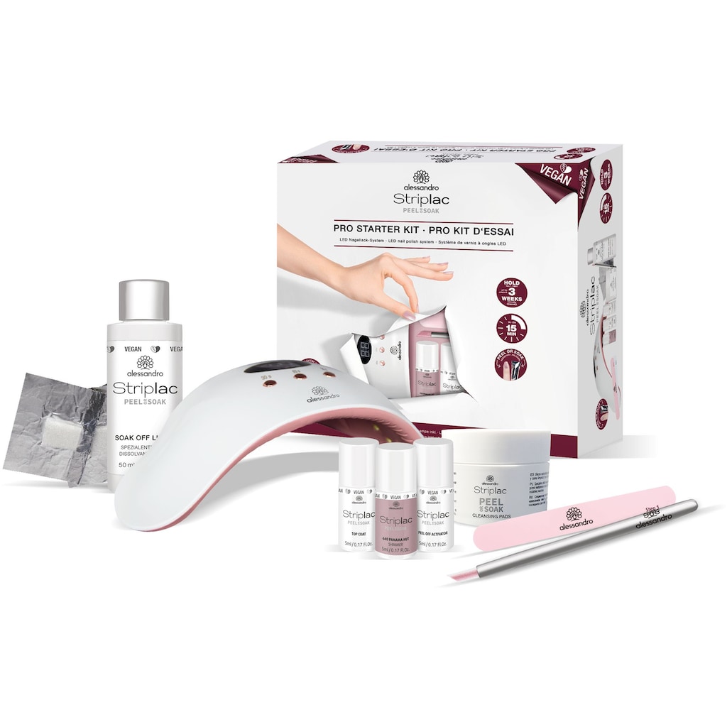 alessandro international UV-Nagellack-Set, (9 tlg.)