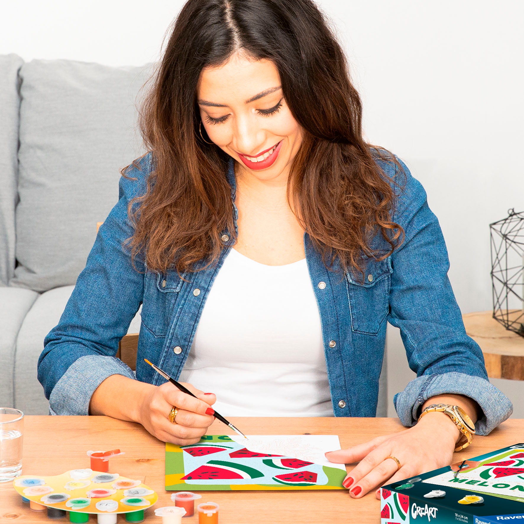 Ravensburger Malen nach Zahlen »CreArt, Melonen«, für Erwachsene; Made in Europe