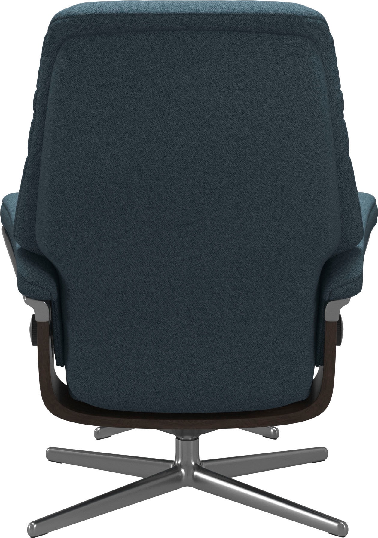 Stressless® Relaxsessel »Sunrise«, (Set, Relaxsessel mit Hocker), mit Hocker, mit Cross Base, Größe S, M & L, Holzakzent Wenge