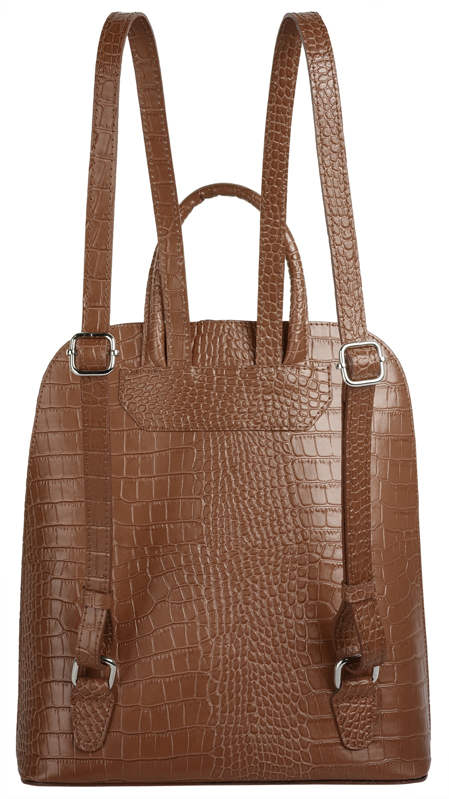 Cluty Cityrucksack, echt Leder, Made in Italy