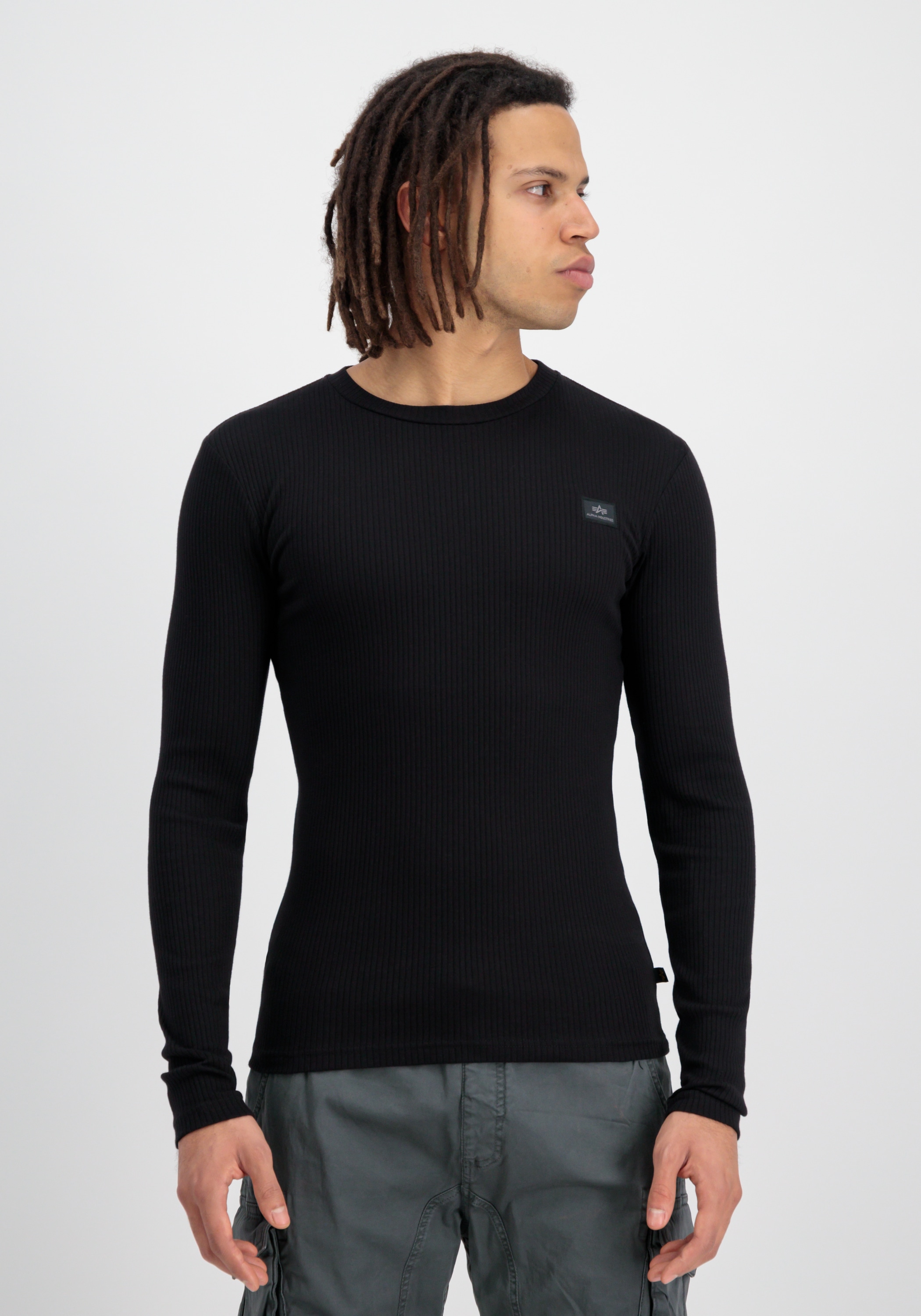 Alpha Industries Longsleeve »Alpha Industries Men - Longsleeves X-Fit Rib LS«