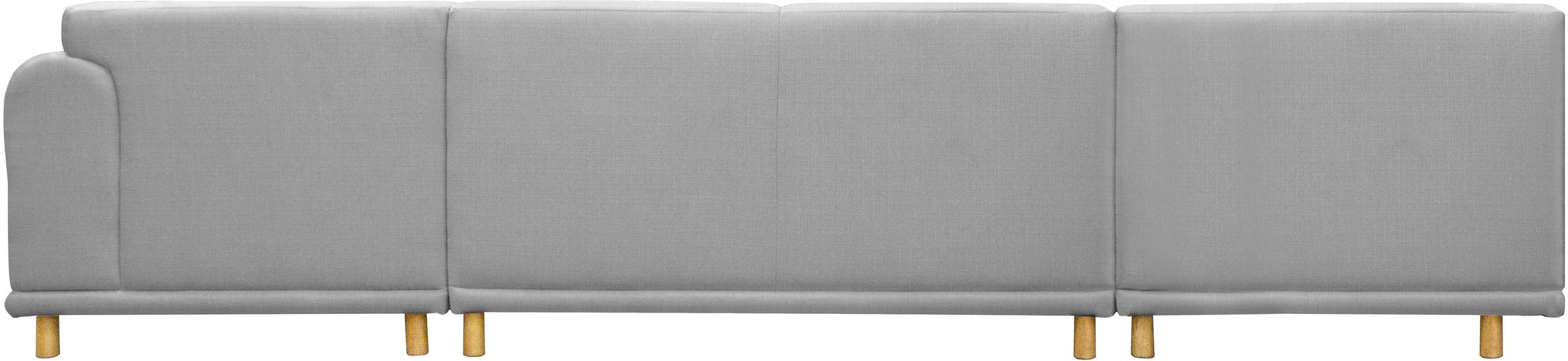 andas Wohnlandschaft »Maroon U-Form«, in skandinavischem Design, mit losen Kissen
