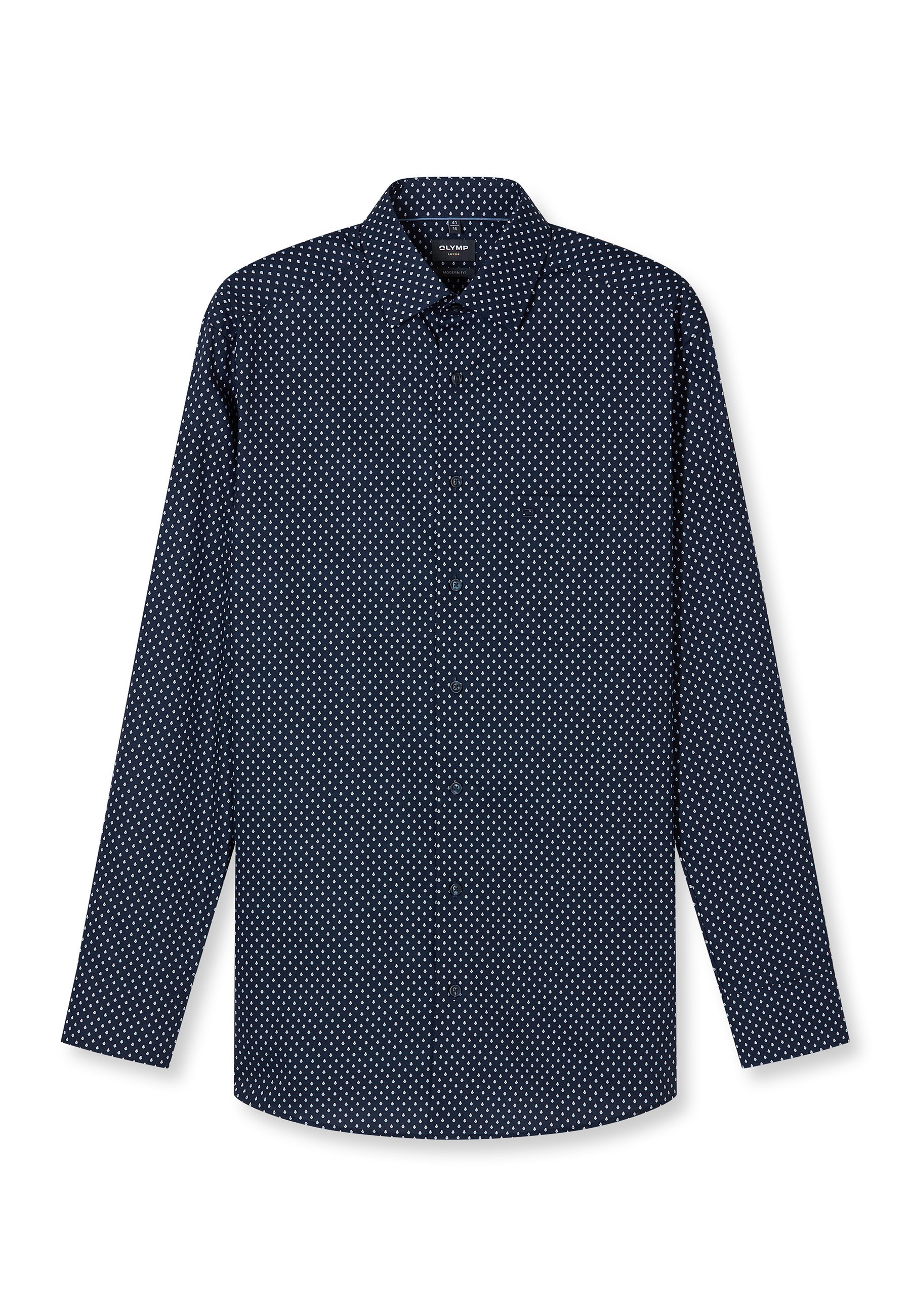 OLYMP Businesshemd »OLYMP Luxor, modern fit, New Kent mit extra langem Arm«