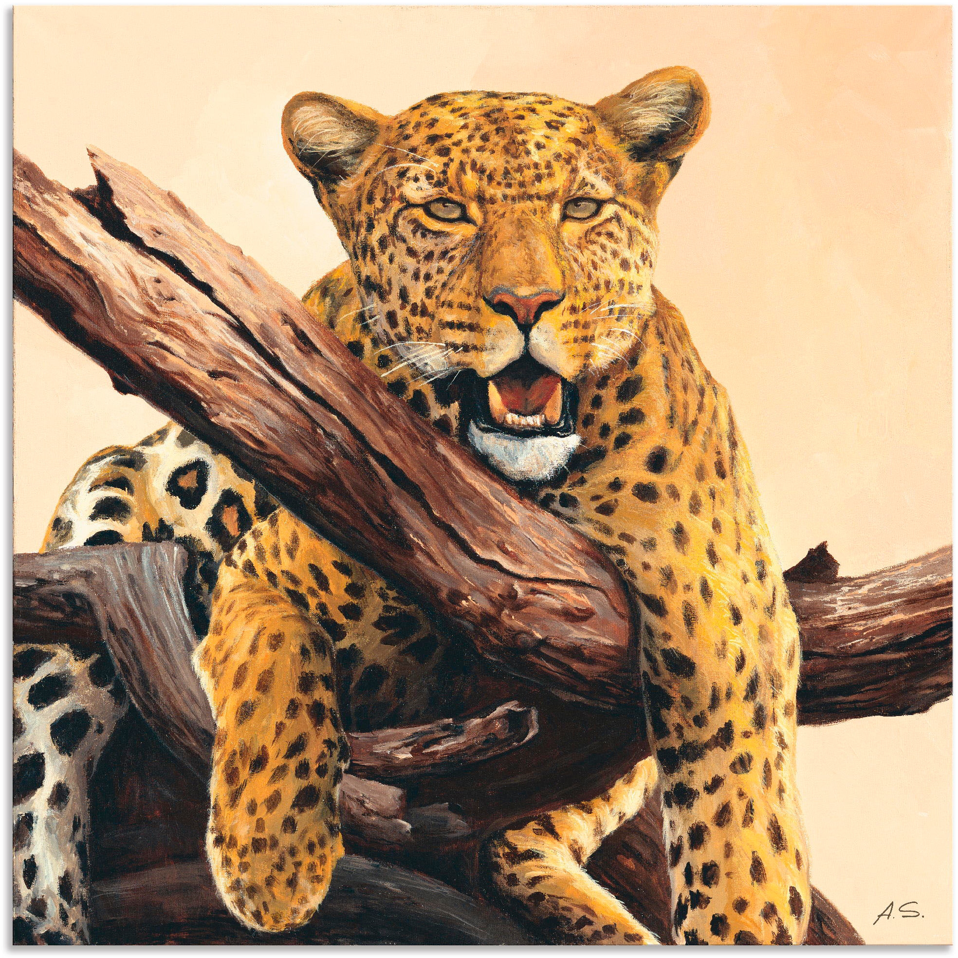 Artland Wandbild »Zeit zum Mittagessen« Wildtiere 1 Stk. tlg. als Alubild, günstig online kaufen