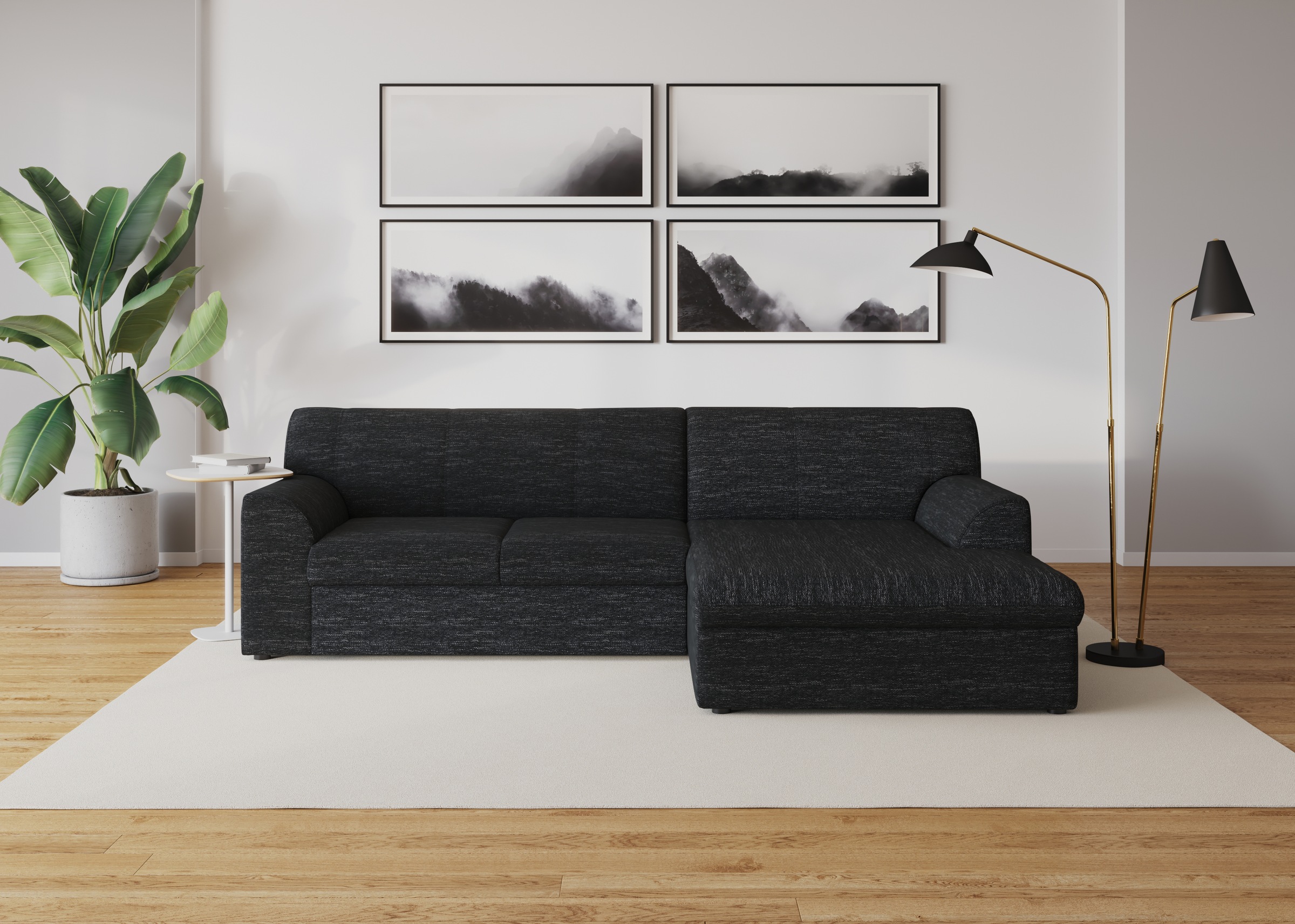 DOMO collection Ecksofa "Topper L-Form", mit Recamiere, wahlweise mit Schla günstig online kaufen