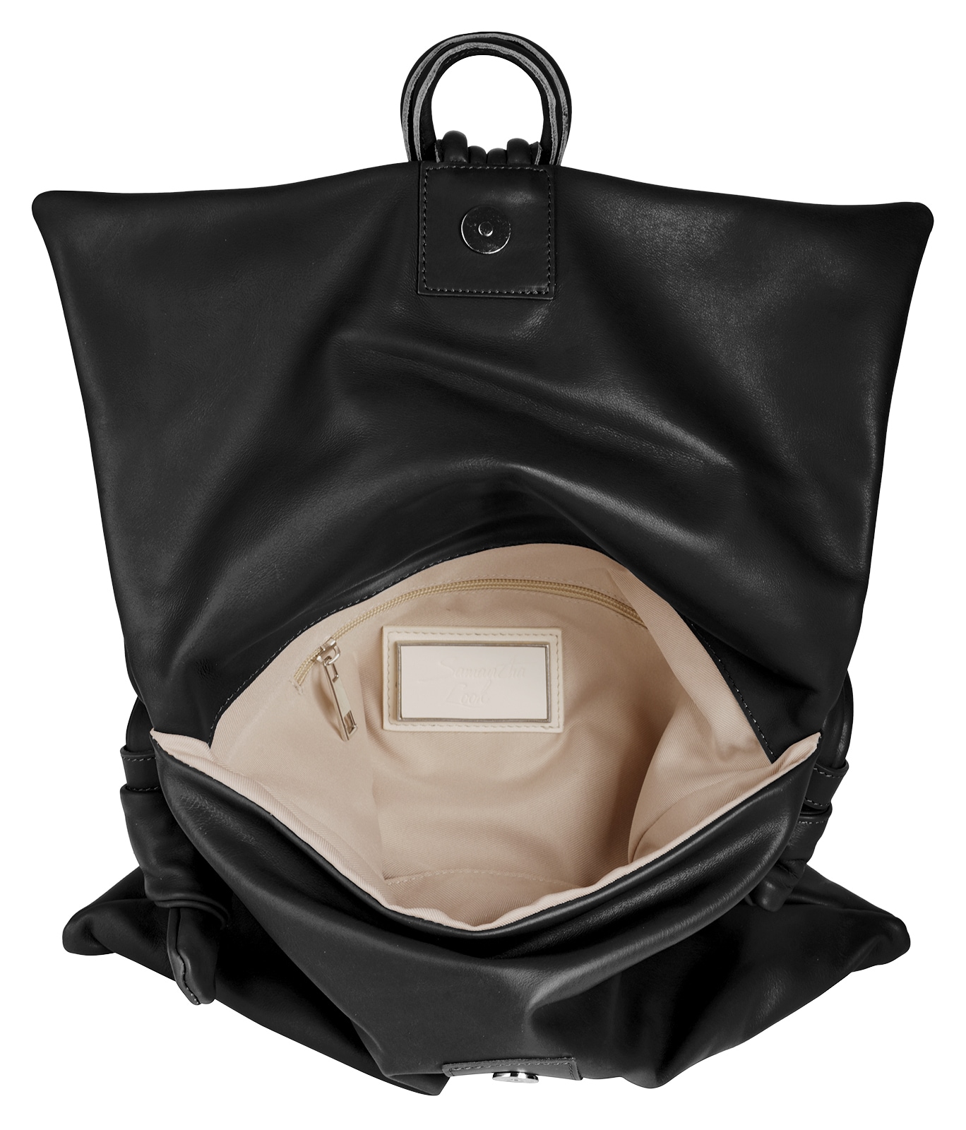 Samantha Look Henkeltasche, echt Leder, Made in Italy