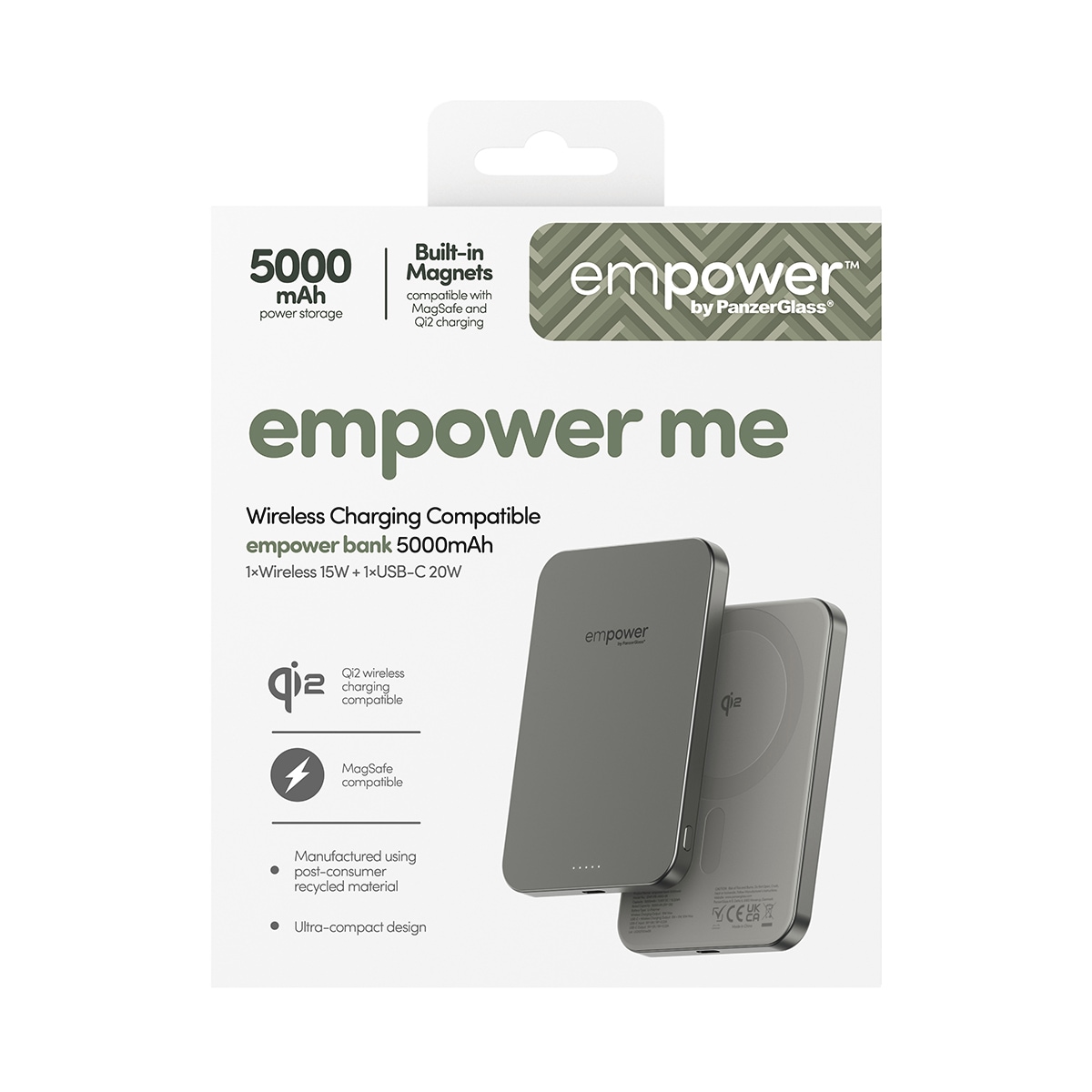 empower by PanzerGlass Powerbank »empower Bank 5000 mAh« empower Bank 5000mAh Space Black
