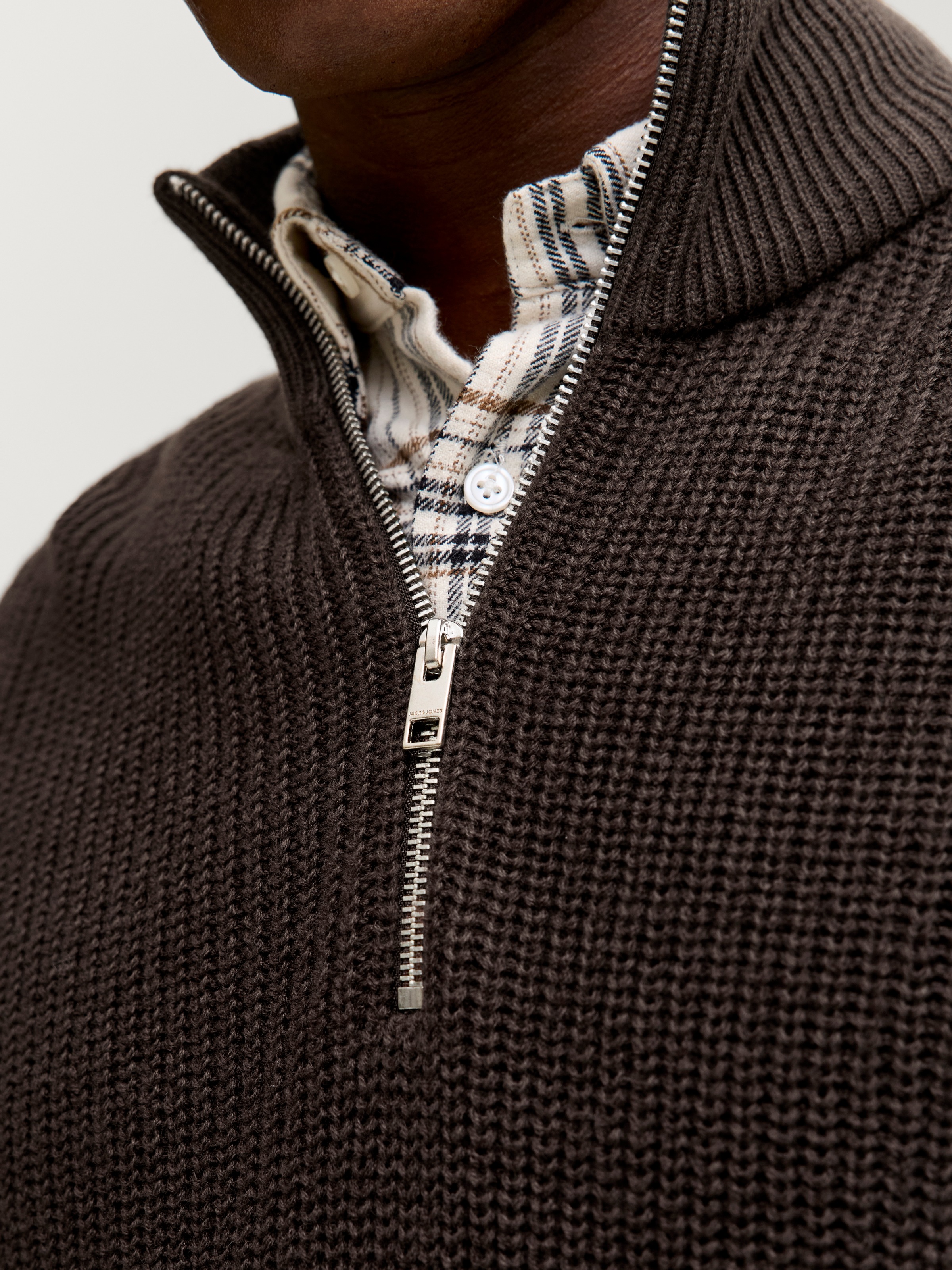 Jack & Jones Troyer »JJKAITO KNIT HALF ZIP BF«