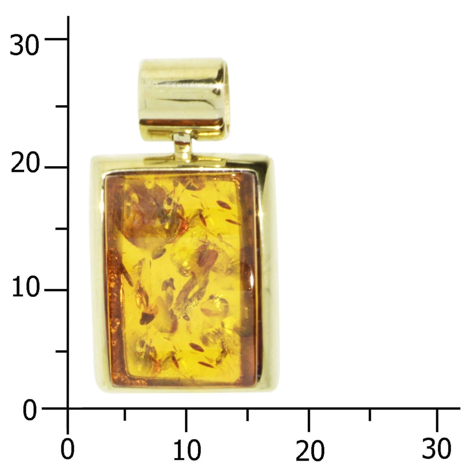 OSTSEE-SCHMUCK Kettenanhänger »Ostsee-Schmuck Anhänger Classic 17x12 mm«, (1 tlg.)