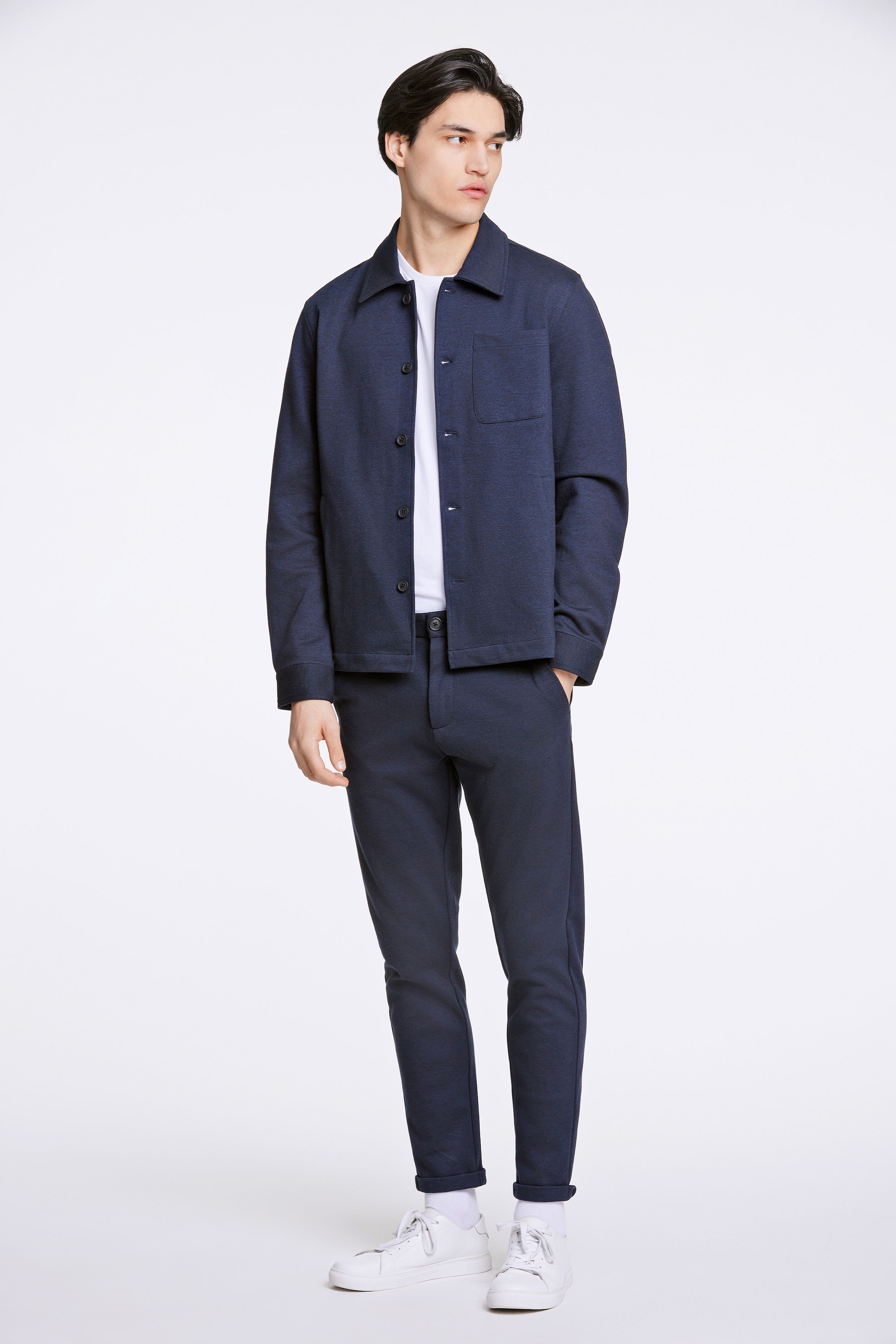 LINDBERGH Blusenjacke, ohne Kapuze, mit Brusttasche und Eingrifftaschen