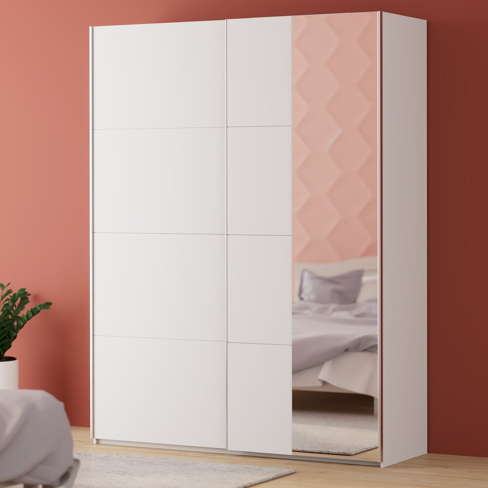 FORTE Schwebetürenschrank »Fittio. Made in Europe, 2 Schiebetüren, modernes günstig online kaufen