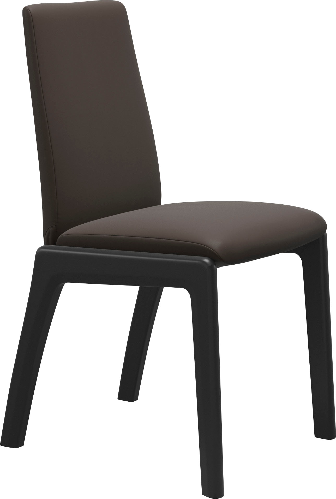Stressless® Polsterstuhl »Laurel«, Leder BATICK, Low Back, Größe M, mit abgerundeten Beinen in Schwarz