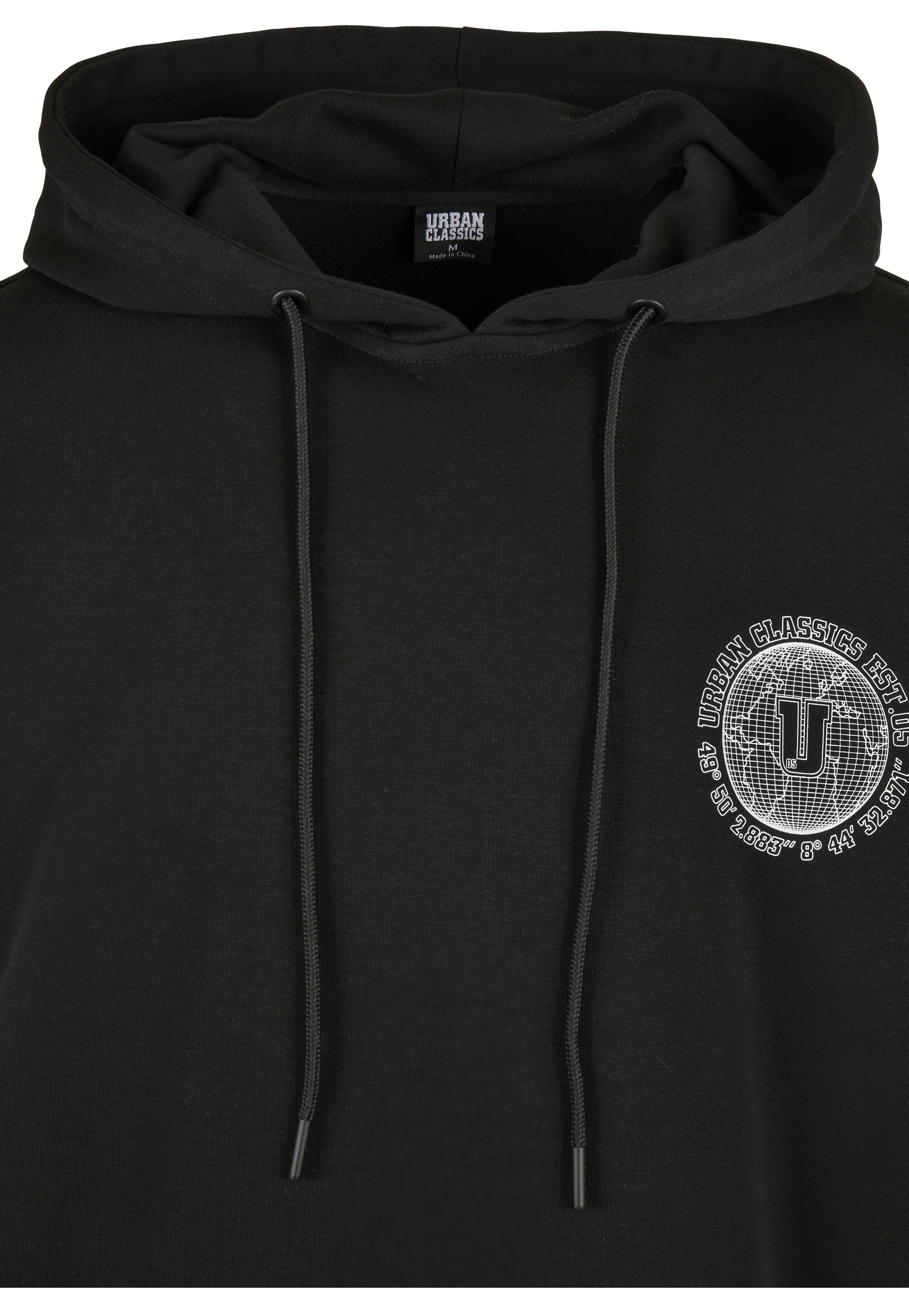 URBAN CLASSICS Rundhalspullover »Urban Classics Herren Globetrotter Hoody« 1 Stk.