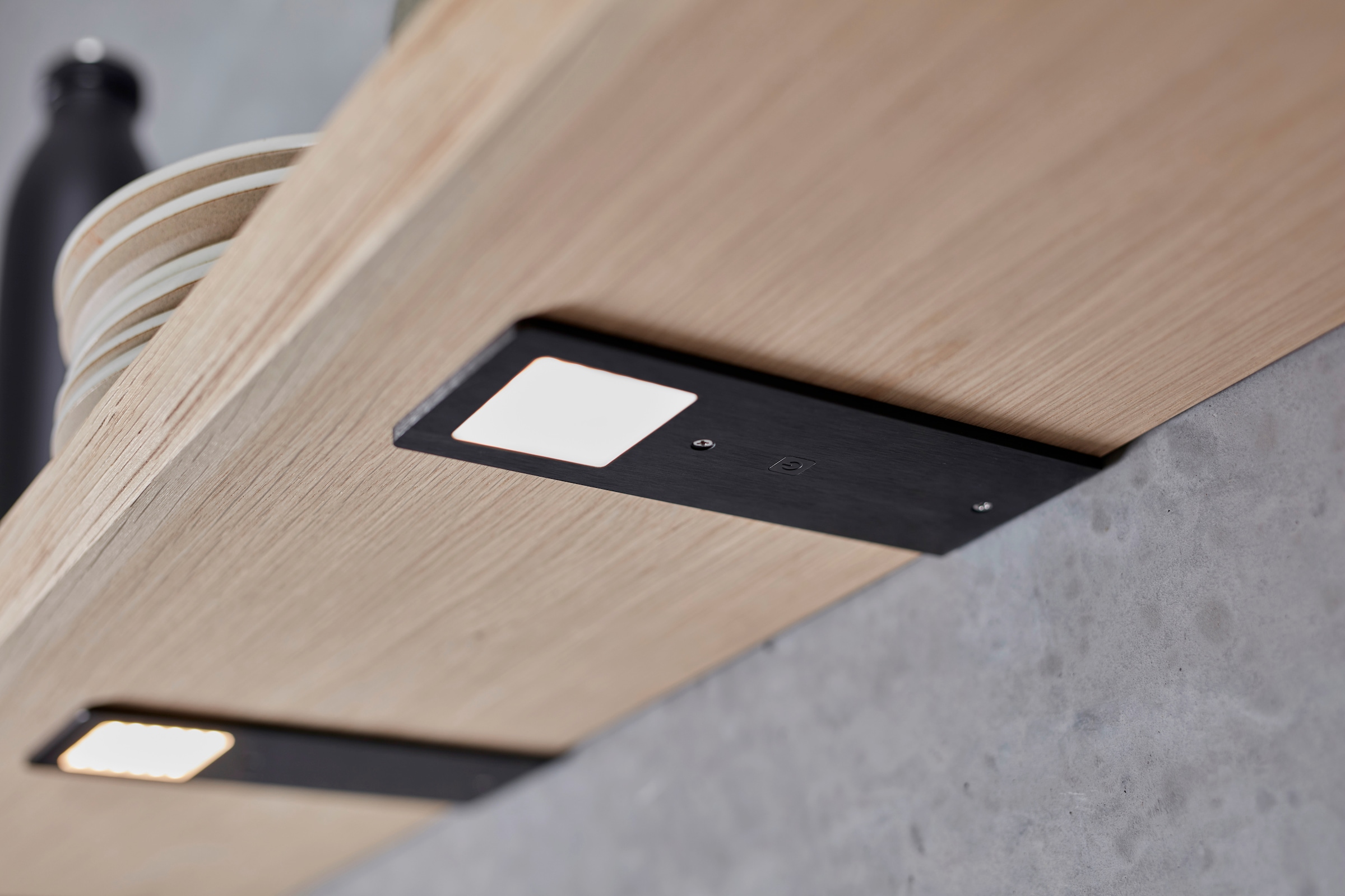 Loevschall LED Unterbauleuchte »Stella Led Super Slim light« LED-Modul 3 Stk. Neutralweiß große Lichtausbeute, dimmbar