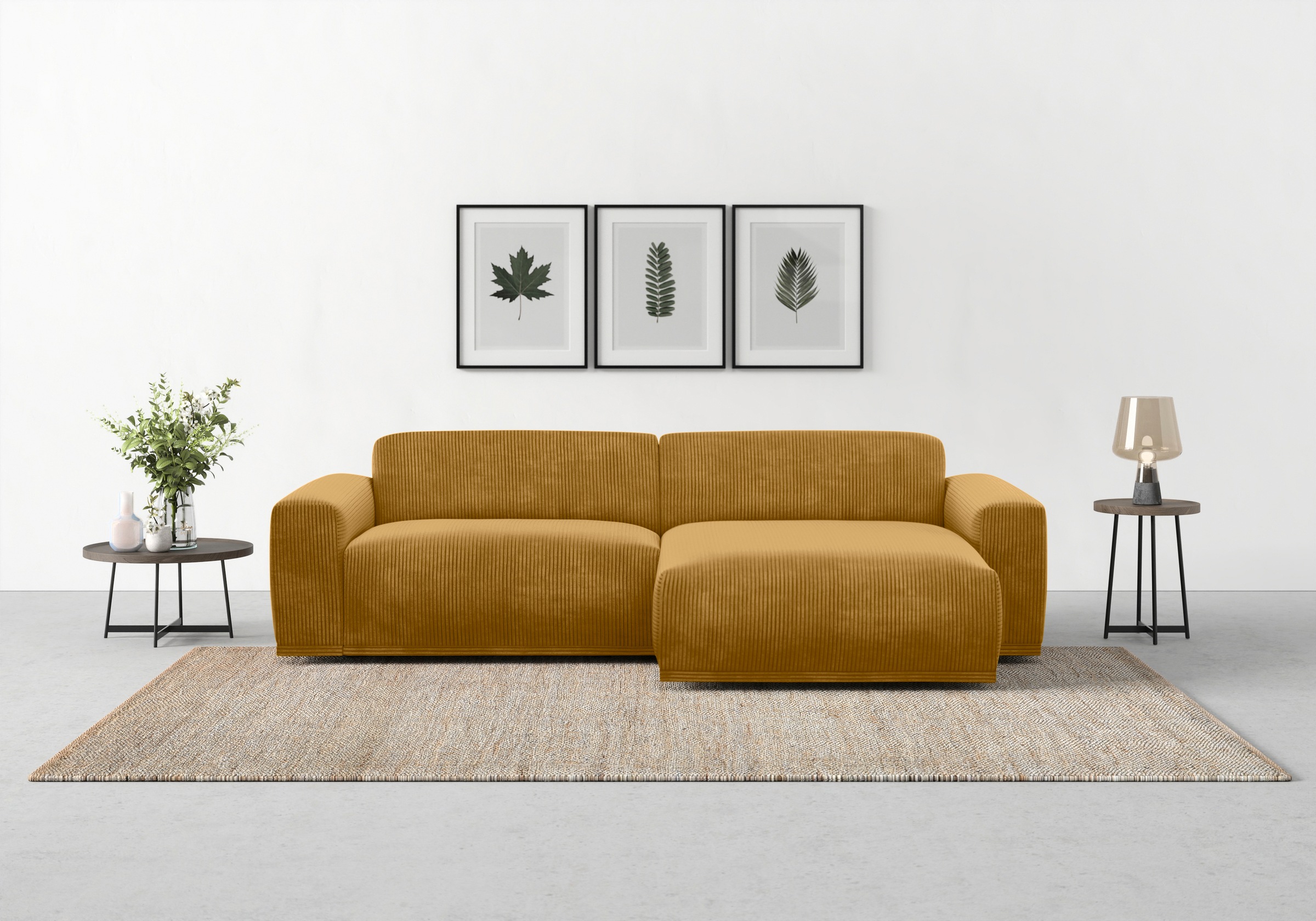 TRENDMANUFAKTUR Ecksofa »Braga, mit hochwertigem Kaltschaum, L-Form, in Cor günstig online kaufen
