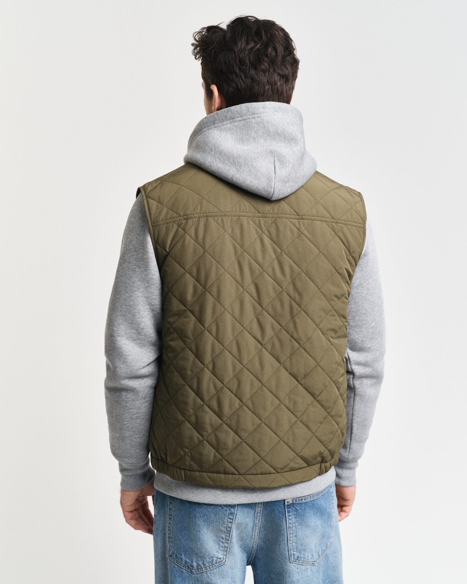 Gant Steppweste »QUILTED WINDCHEATER VEST«, mit Wattierung aus recyceltem Polyester
