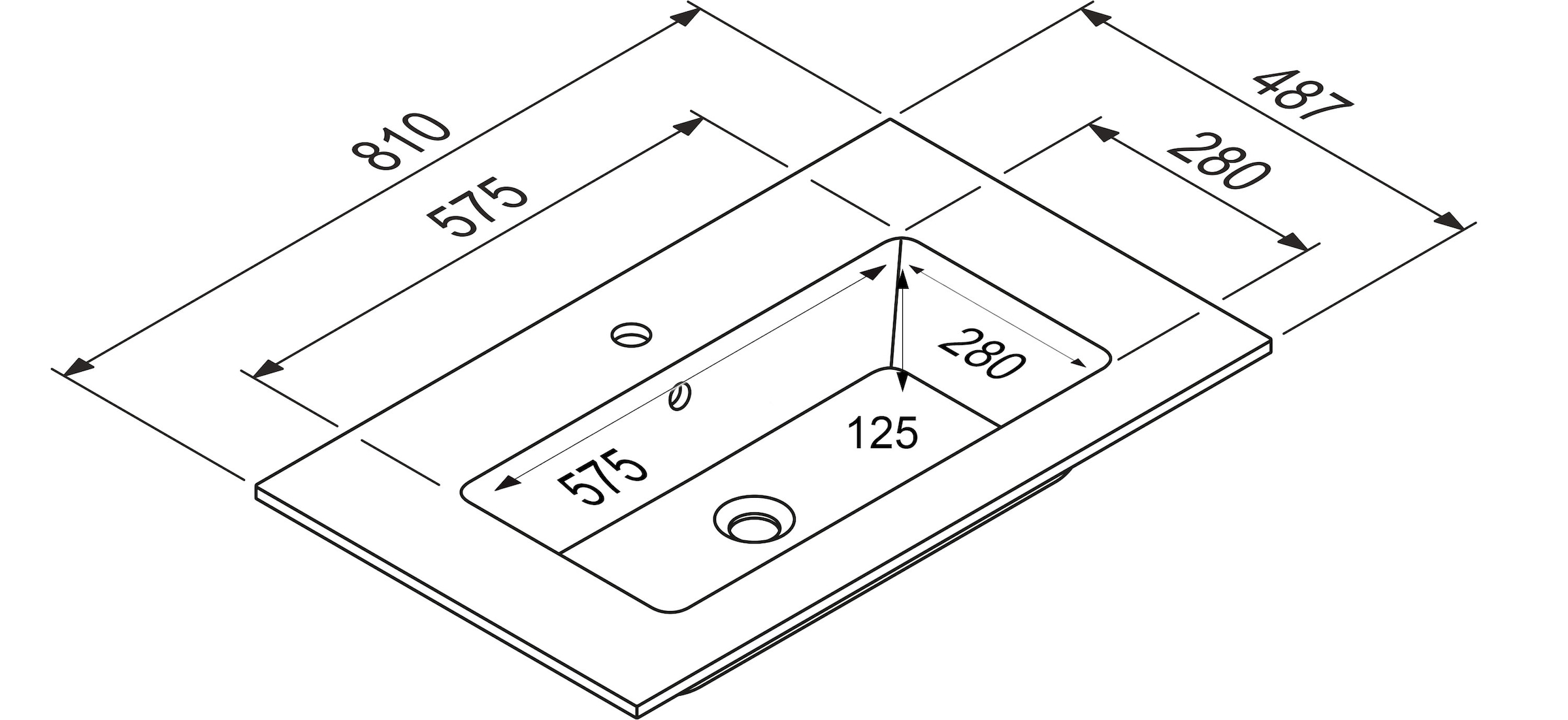 nobilia® Badmöbel-Set »Levere«, (4 St., vormontiert, mit Soft-Close), inkl. Spiegelschrank mit Beleuchtung und Dimmerfunktion, in 4 Breiten
