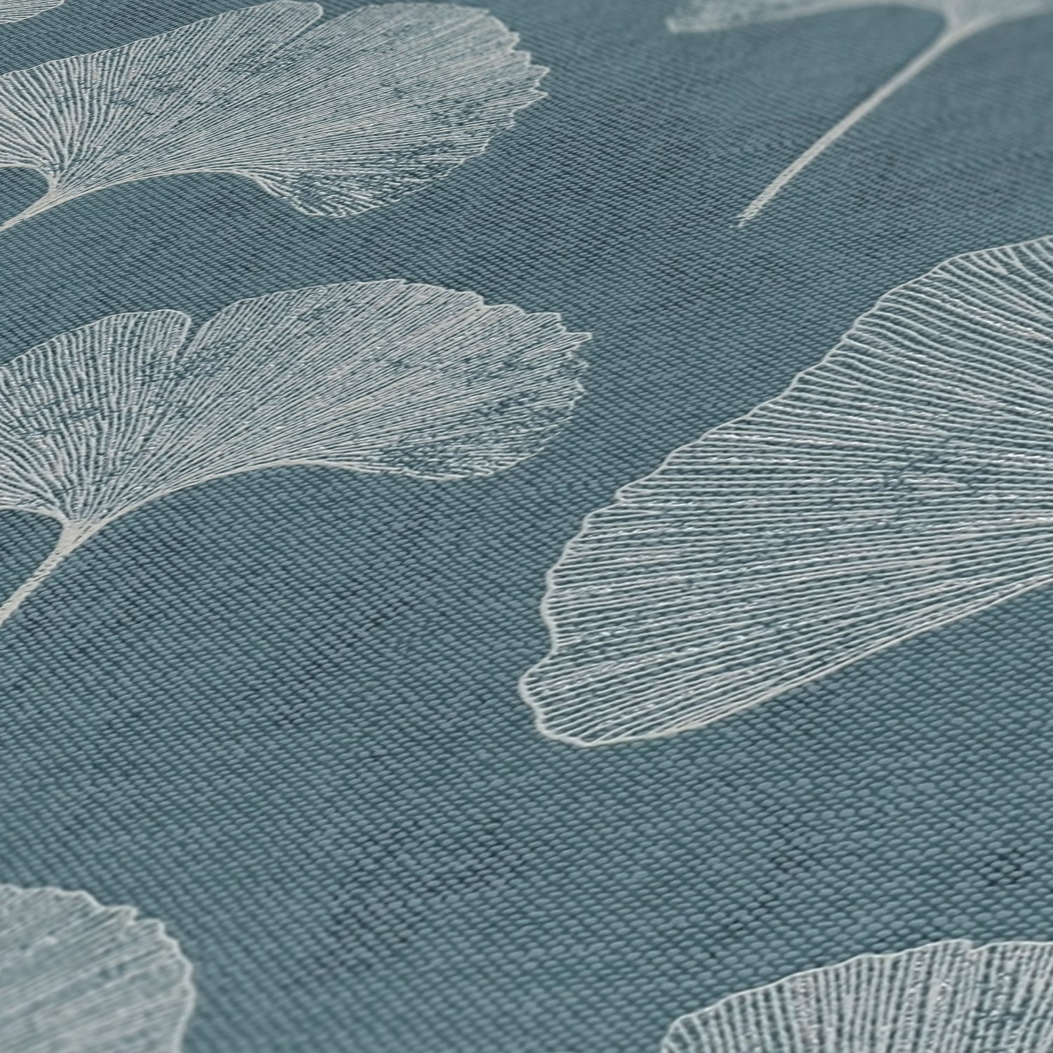A.S. Création Vliestapete »Ginko Blatt Tapete«, matt-gemustert-neutral, Tapete Floral Blättertapete Tapeten Wohnzimmer Schlafzimmer Küche Flur