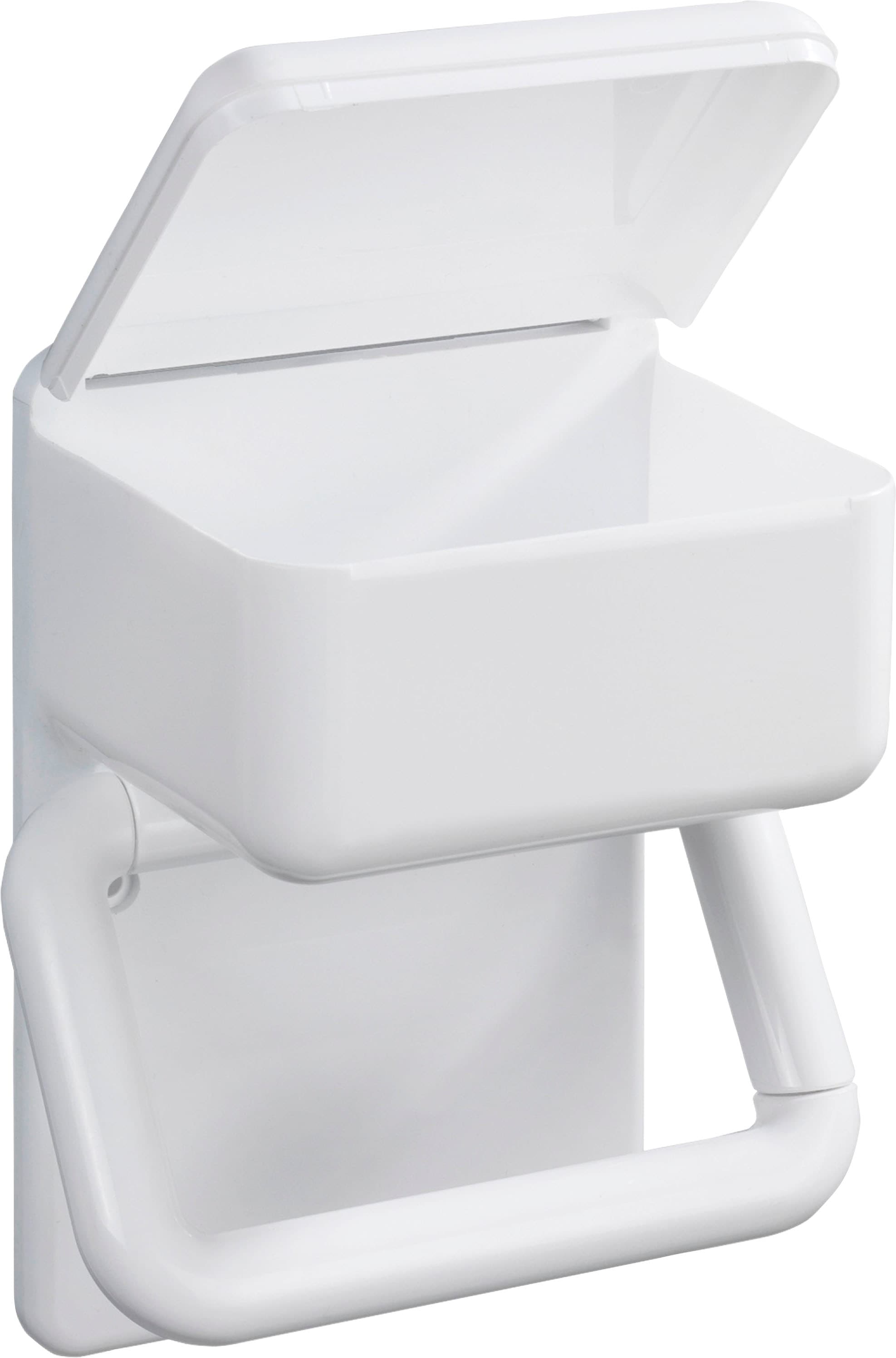 Maximex Toilettenpapierhalter »2 in 1«, mit Ablage für feuchte Toilettentüc günstig online kaufen