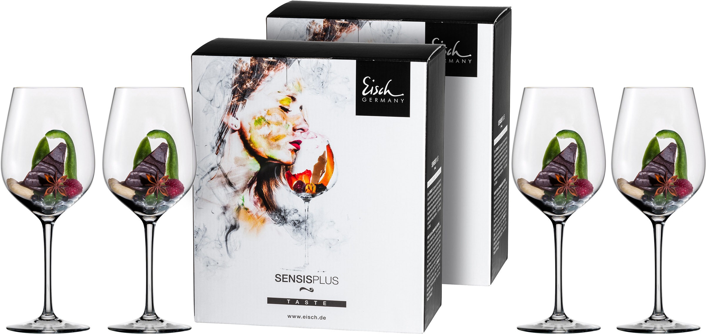 Eisch Germany Rotweinglas »Superior SensisPlus«, (Set, 4 tlg.), Bleifrei, 6 günstig online kaufen