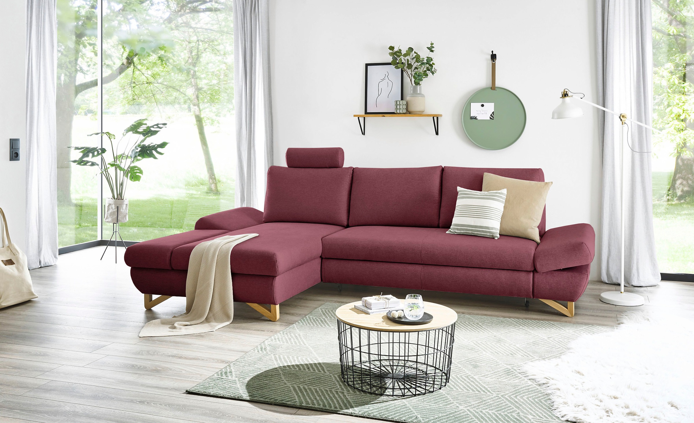 INOSIGN Schlafsofa »City/Giron«, komfortable Bettfunktion (Liegefläche 245 x 138 cm), sowie Bettkasten