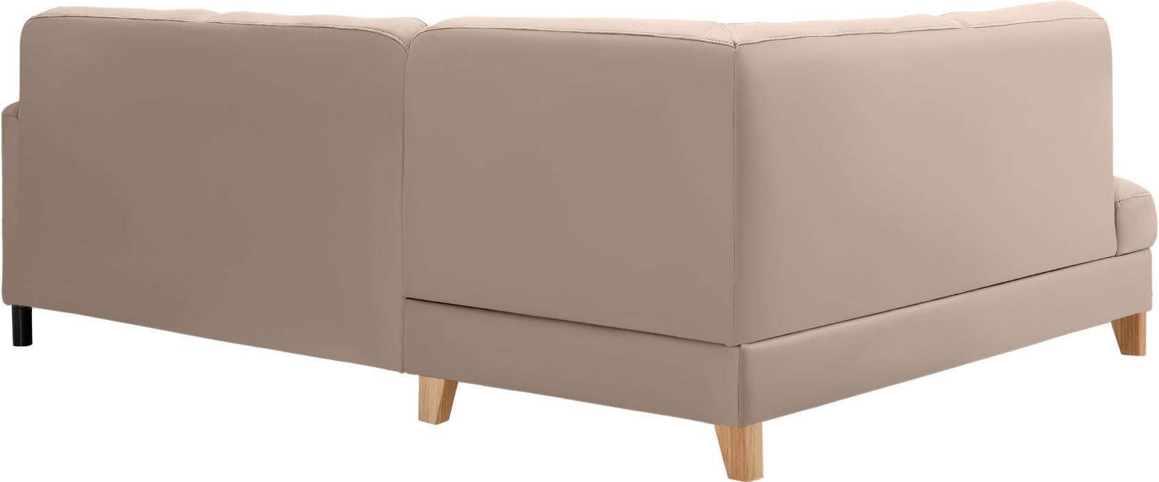exxpo - sofa fashion Ecksofa »Elio, kompakt und komfortabel, bequem, zeitloses Design, L-Form«, wahlweise mit Bettfunktion und Bettkasten