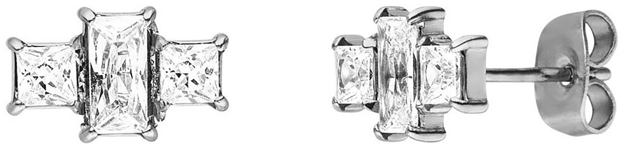 PURELEI Pretty Orecchini Donna Collezione Signature - Zirconi Bianchi, Ispirati Alle Hawaii