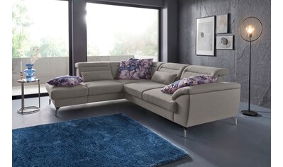 sit&more Ecksofa, 12 cm Fußhöhe, inklusive Sitztiefenverstellung, wahlweise... kaufen sit&more Ecksofa, 12 cm Fußhöhe, inklusive Sitztiefenverstellung, wahlweise... kaufen