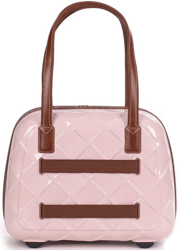 Stratic Beautycase »Leather&More rose«, Handtasche Damen Tasche Damen Henkeltasche