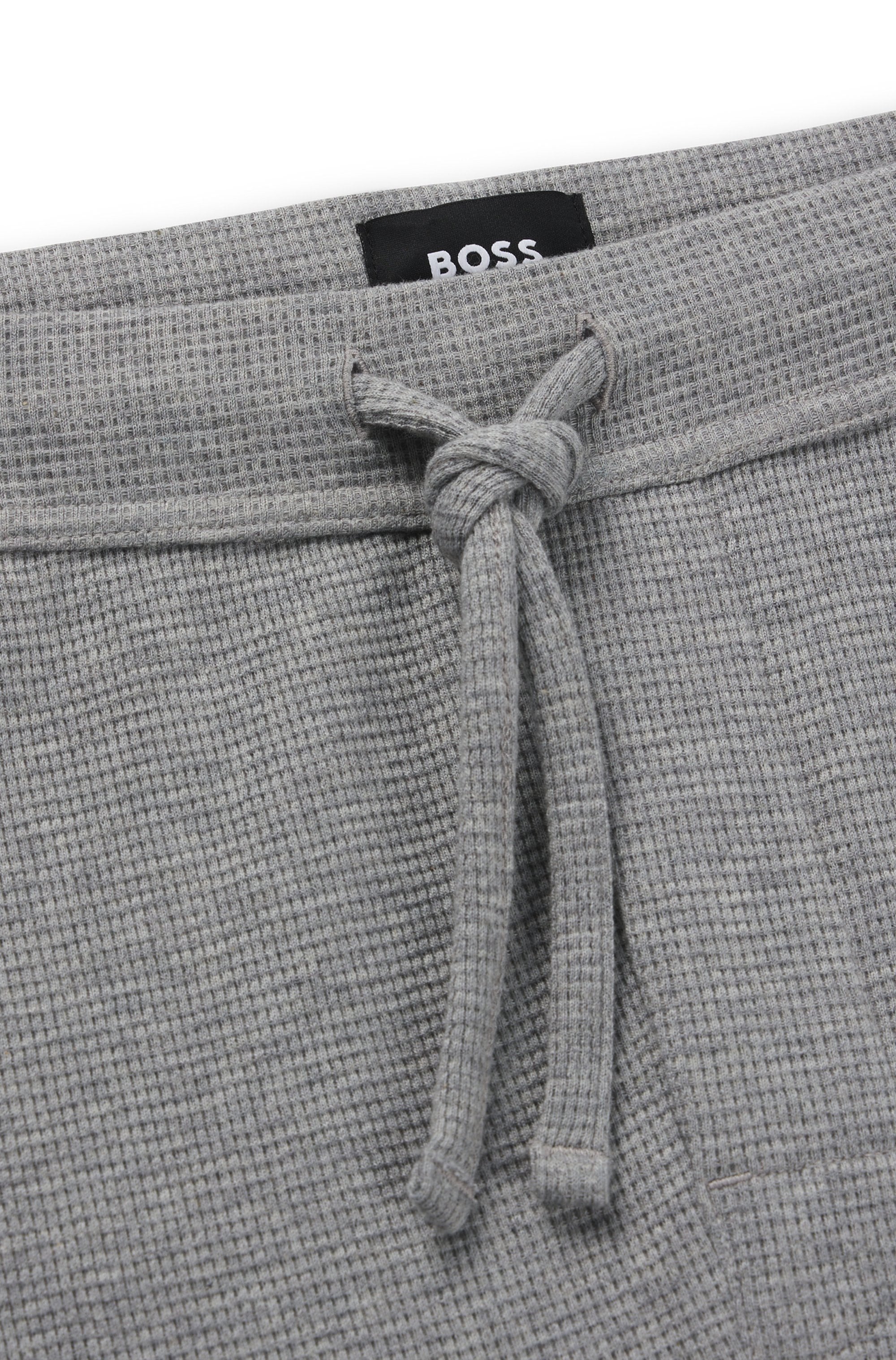 BOSS Pyjamahose »Waffle Pants Cuf«