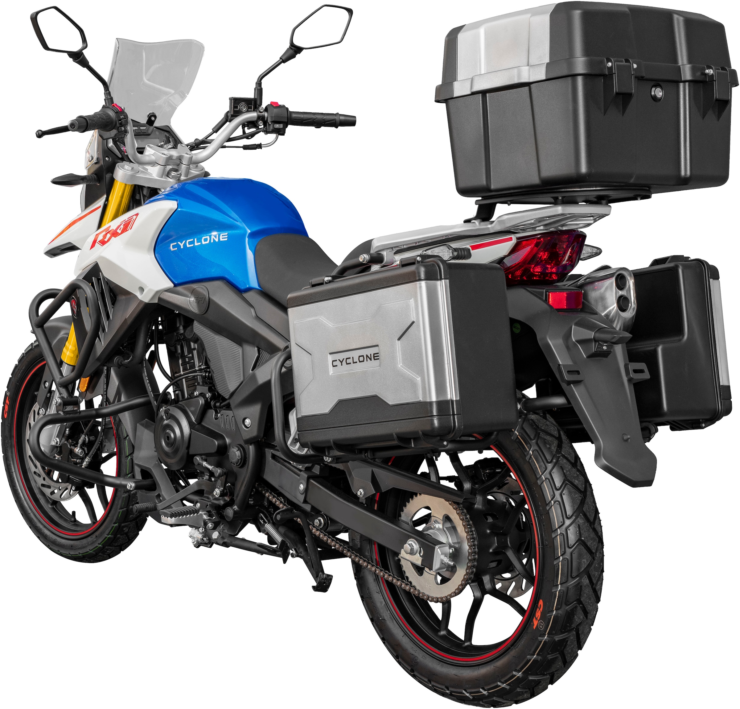 Cyclone Motorrad »RX1 Pro, 125, E5+, Adventure« 124 cm³ 99 km/h Euro 5+ 15 11 kW, 15 PS, ABS, 125er Adventure, digitales Cockpit