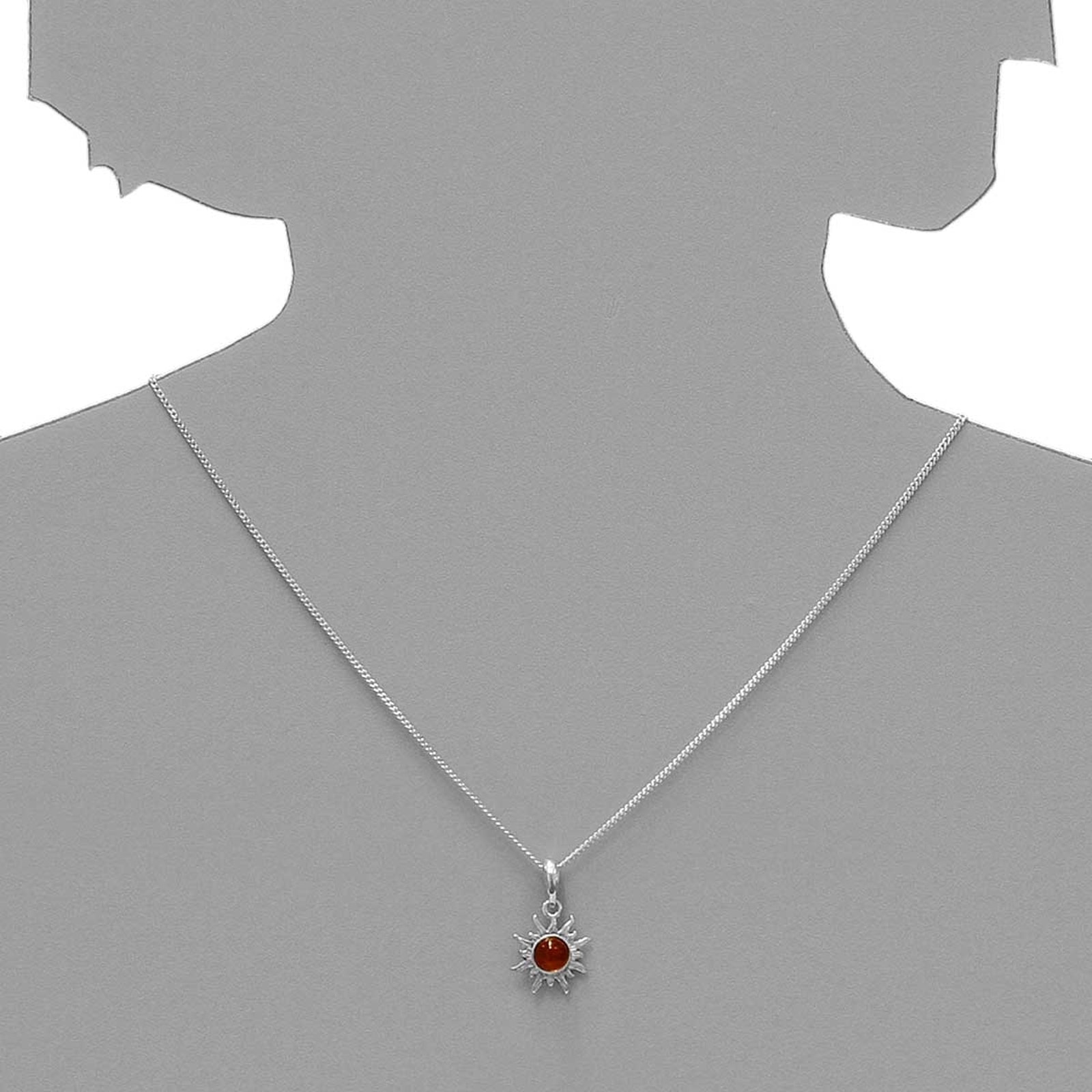 OSTSEE-SCHMUCK Kettenanhänger »Ostsee-Schmuck Anhänger Sonne 14 mm Anhänger Sonne 14 mm«, (1 tlg.)