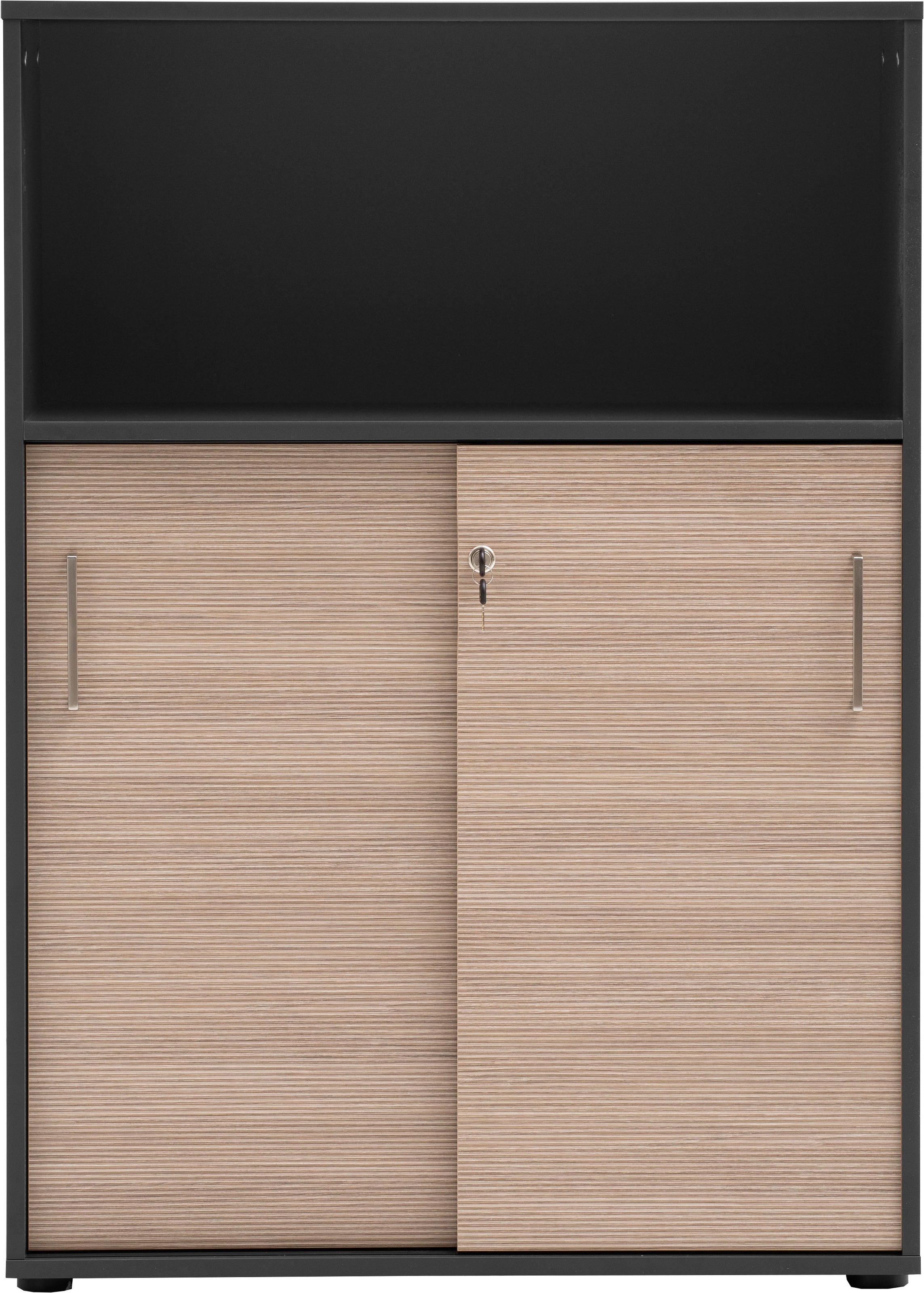 Schildmeyer Schiebetürenschrank »METZ, Aktenschrank abschließbar, Höhe 113,4 cm, MADE IN GERMANY« 1 Stk. tlg. Fronten in Canello,  MADE IN GERMANY