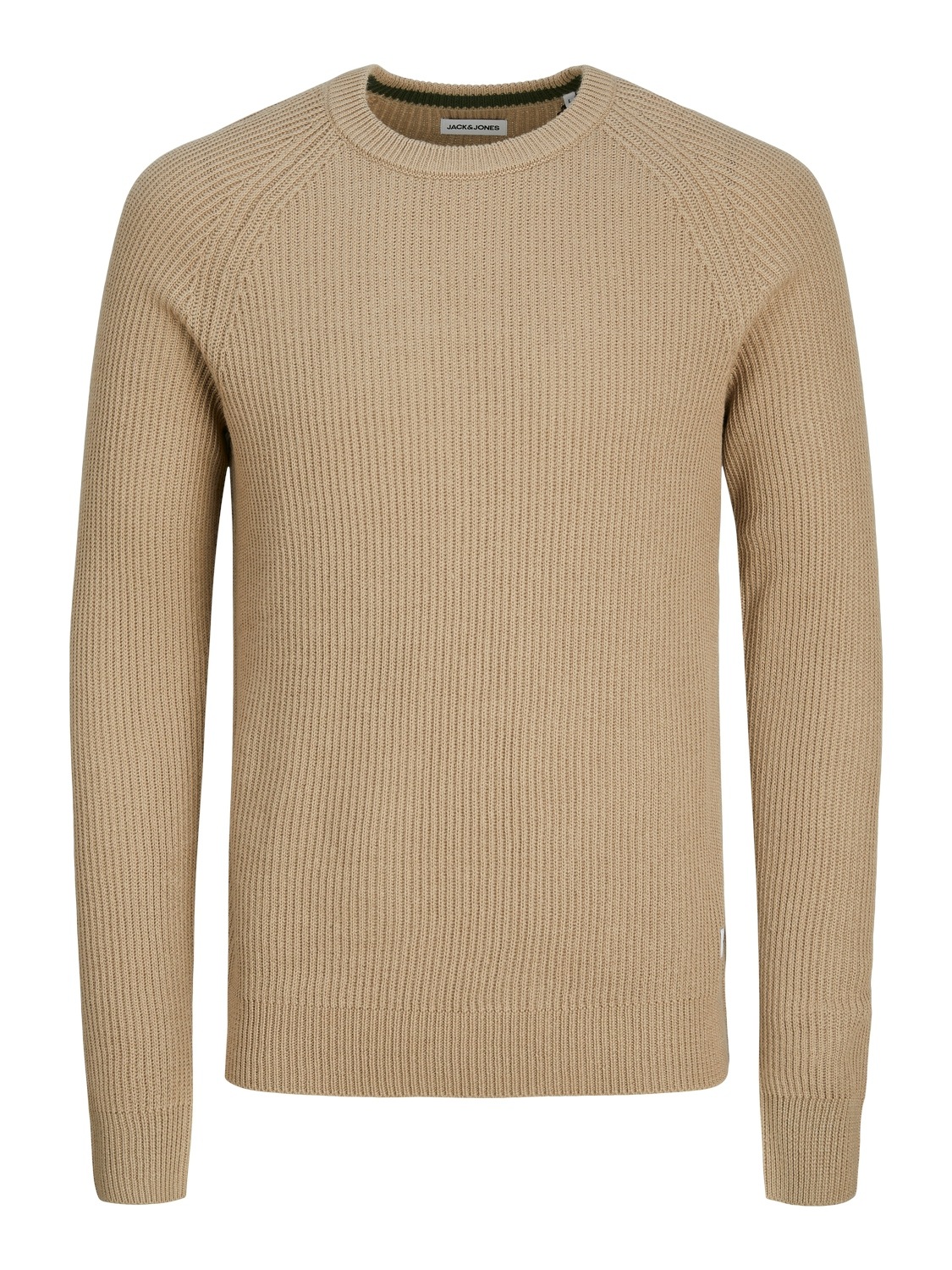 Jack & Jones Rundhalspullover »JJPANNEL KNIT CREW NECK AW24«