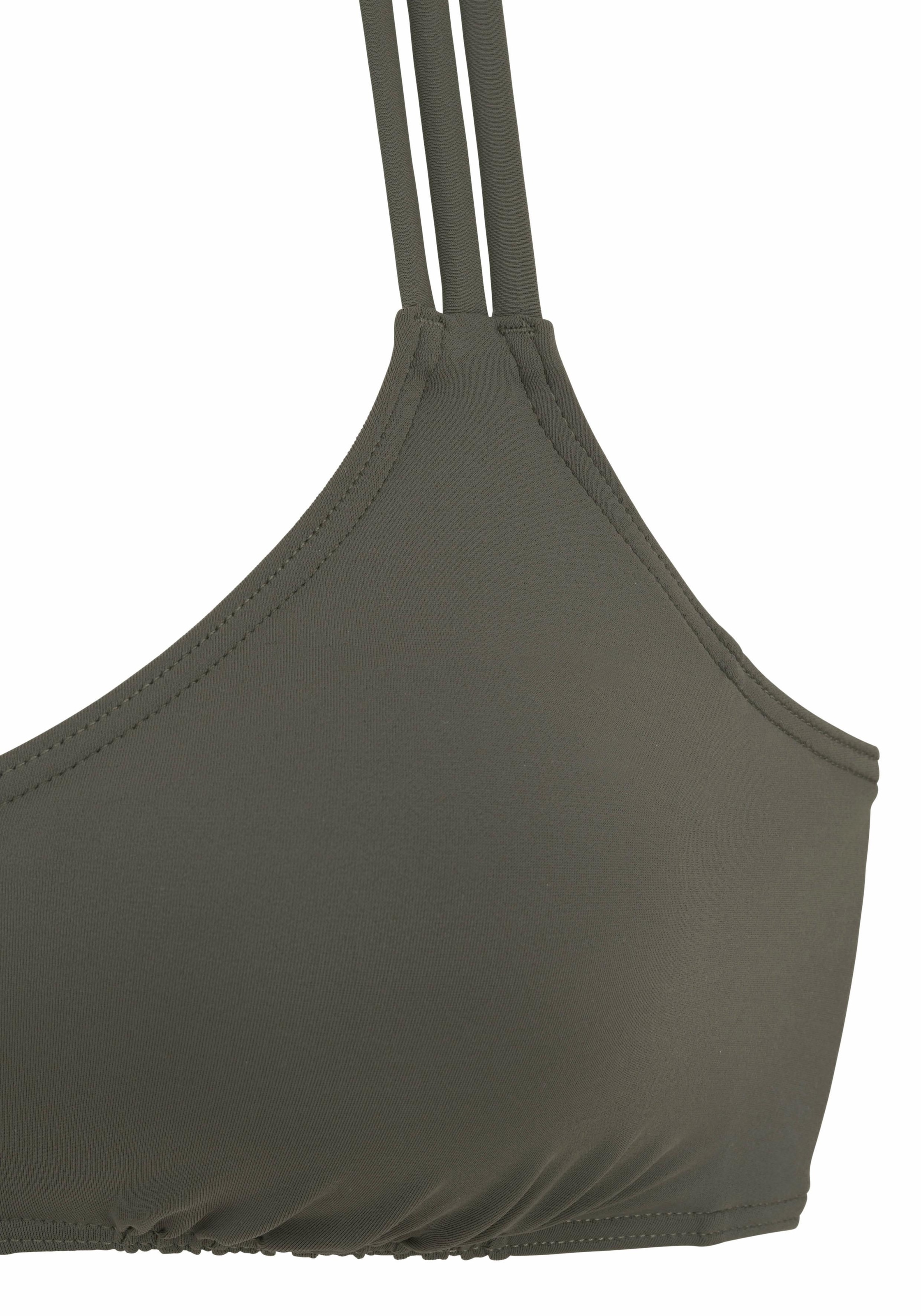 Bruno Banani Bustier-Bikini, mit Zierbändern